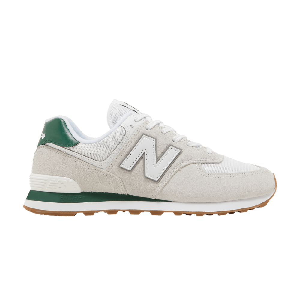 Deals on Men's 574 'White Green Gum' on Sneakers.com