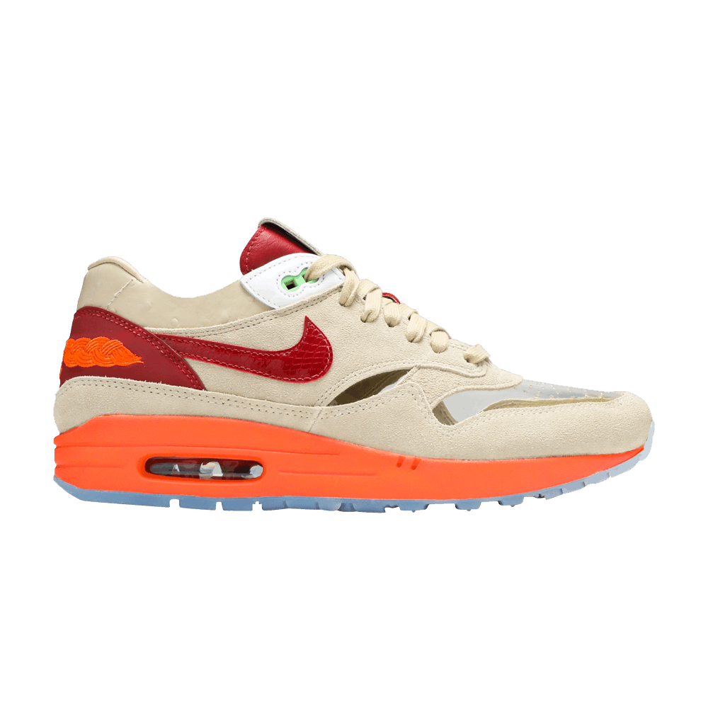 Deals on Men's CLOT x Air Max 1 'Kiss of Death' 2021 on Sneakers.com