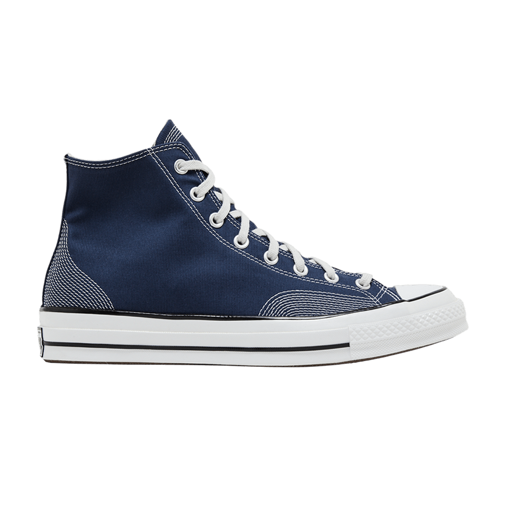 Deals on Men's Chuck 70 High 'Multi-Stitch Cotton - Navy' on