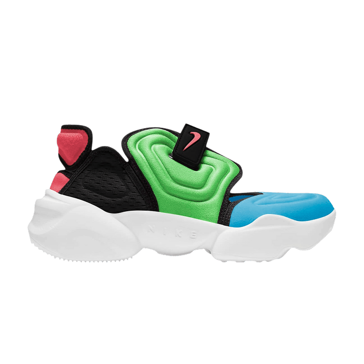 ナイキNike Aqua Rift Blue/Black/Green Sneakerスニーカー Nike Aqua Rift Womens Size 6.5 Blue Green Split Toe Water