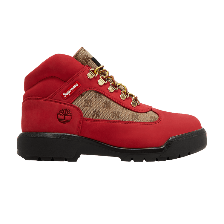 Deals on Men's Supreme x New York Yankees x Field Boot 'Red' on