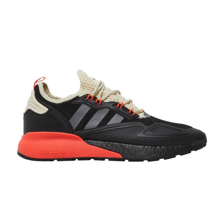 Deals on Men's ZX 2K Boost 'Black Solar Red' on Sneakers.com