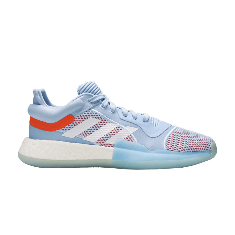 Adidas Marquee Boost Low Glow Blue Mens 13 Baby Blue Orange White Basketball Adidas Marquee Boost Low Glow Blue for sale | eBay main image 3