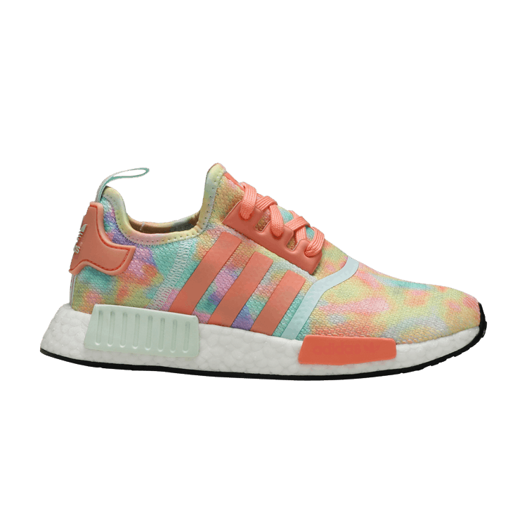 adidas gazelle silver green womens Custom Tie-Dye Rainbow Sneakers | Personalized Name & Logo