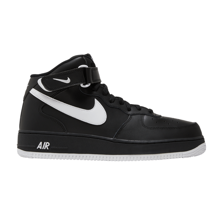 nike air force 1 mid 07 black white