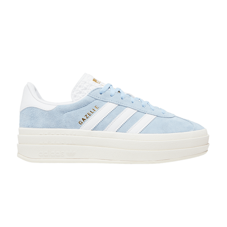 adidas gazelle silver green womens WMNS adidas Gazelle Bold Shoes Clear Sky JQ7776