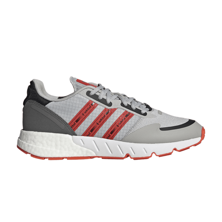 Adidas Originals Men\'s Zx 1k Boost Sneaker Grey Semi Solar Red Size 13 adidas Originals Men main image 3