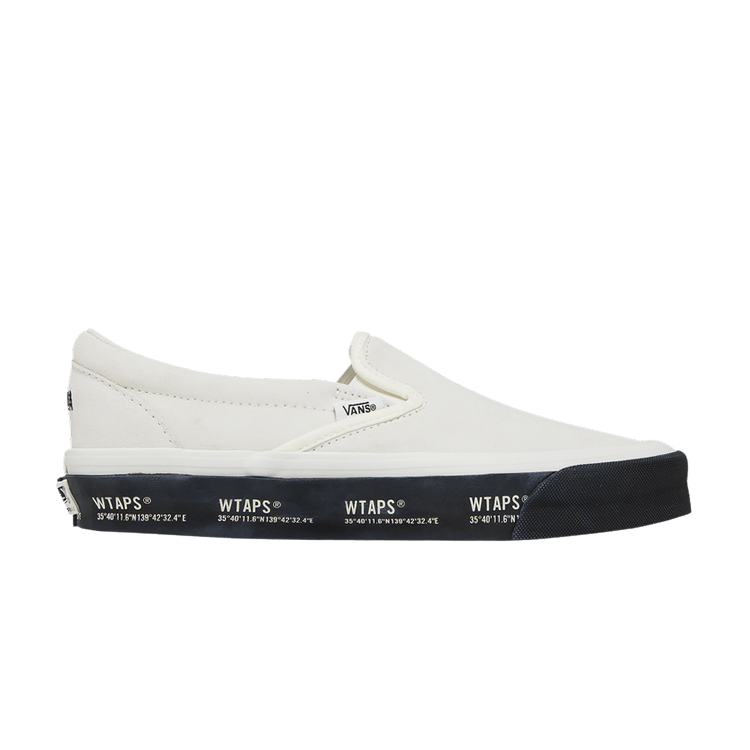 VANS WTAPS CLASSIC SLIP-ON LX スリッポン US9 Deals on Men's WTAPS x Classic Slip-On LX 'White Black' on