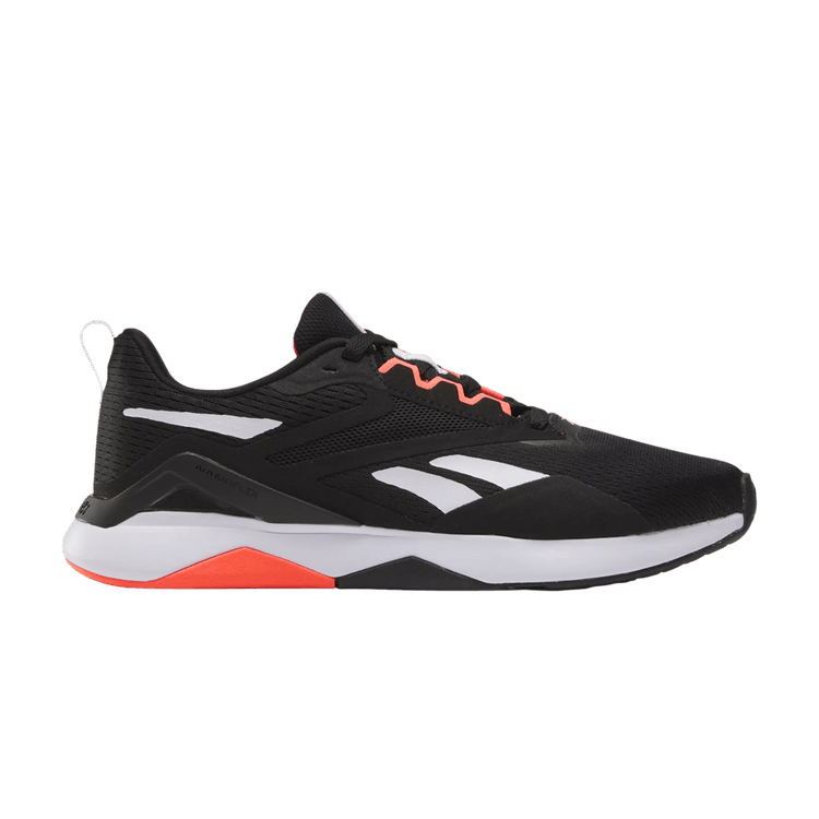 Deals on Men's NanoFlex TR 2.0 'Black Orange Flare' on Sneakers.com