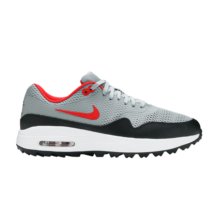 Deals on Men's Air Max 1 Golf 'Particle Grey Red' on