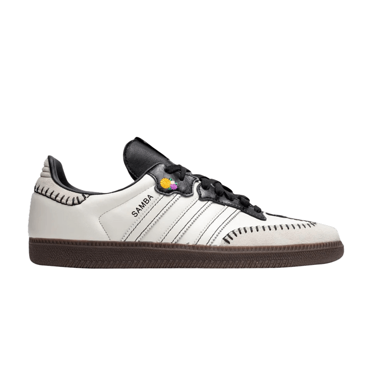 adidas gazelle silver green womens Adidas Samba ADV White Core Black Gum Shoes – Long Beach Skate Co main image 1