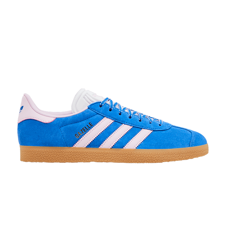 adidas Originals Sneakers 'Gazelle' Female Blue Logo Print Size 40 2/3