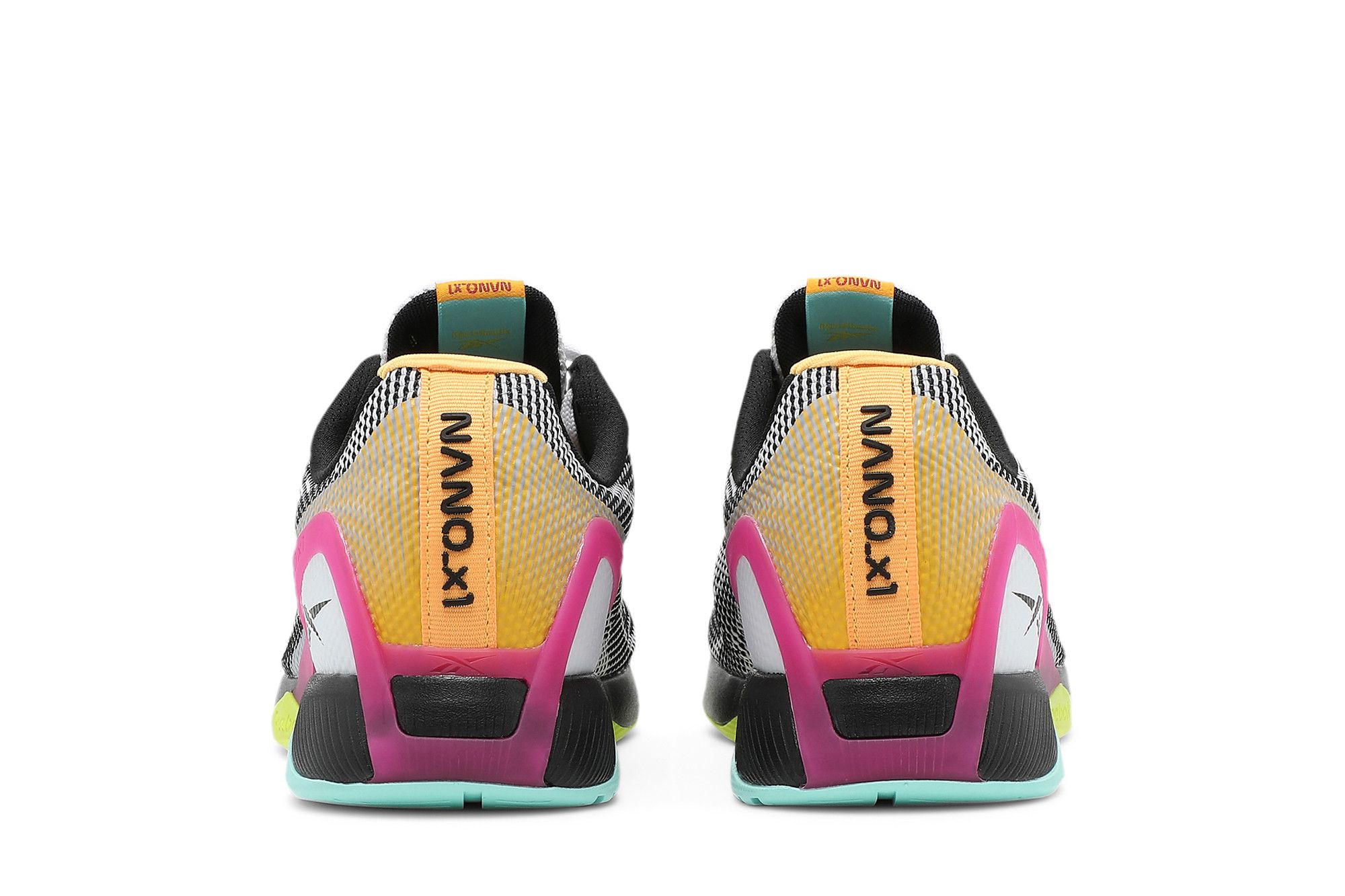 [H02864] Men\'s 12.5 Reebok NANO X1 GRIT \'WHITE BLACK PURSUIT PINK\' Sneakers Deals on Men main image 3