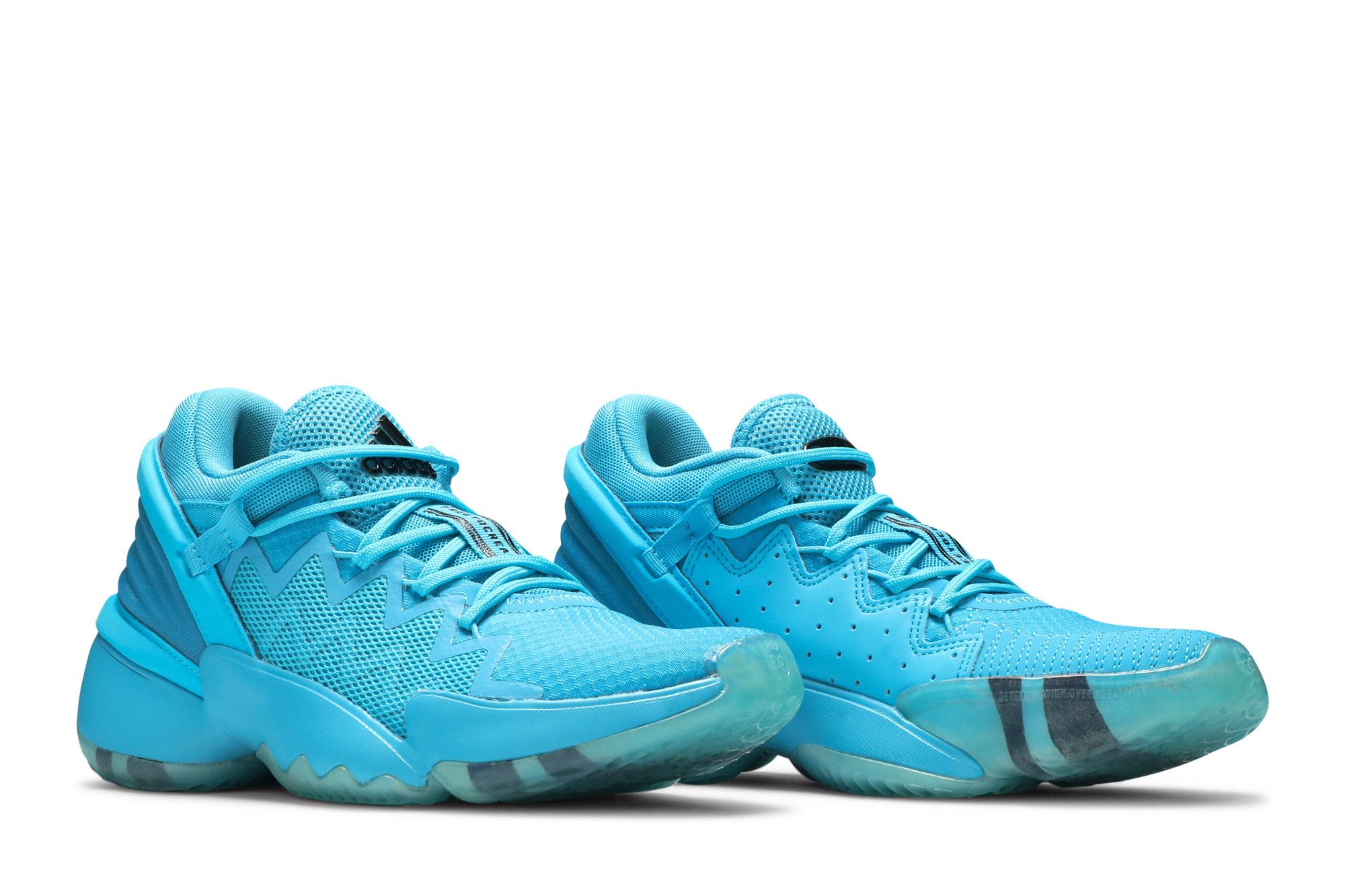 Adidas x Crayola Signal Cyan Sneakers D.O.N Issue 2 J FW8752 Mens 4.5 Womens 5.5 Deals on Crayola x D.O.N. Issue #2 J  main image 2