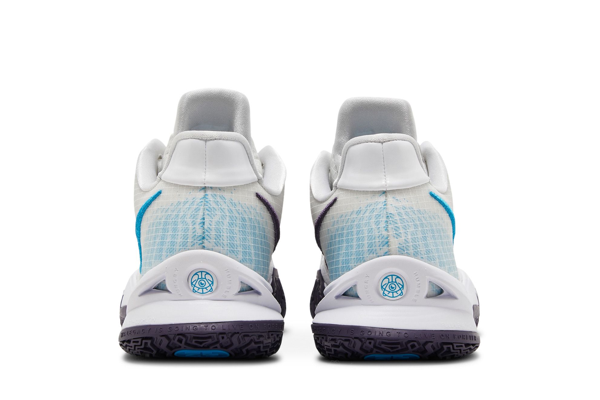 kyrie 4 low white laser blue