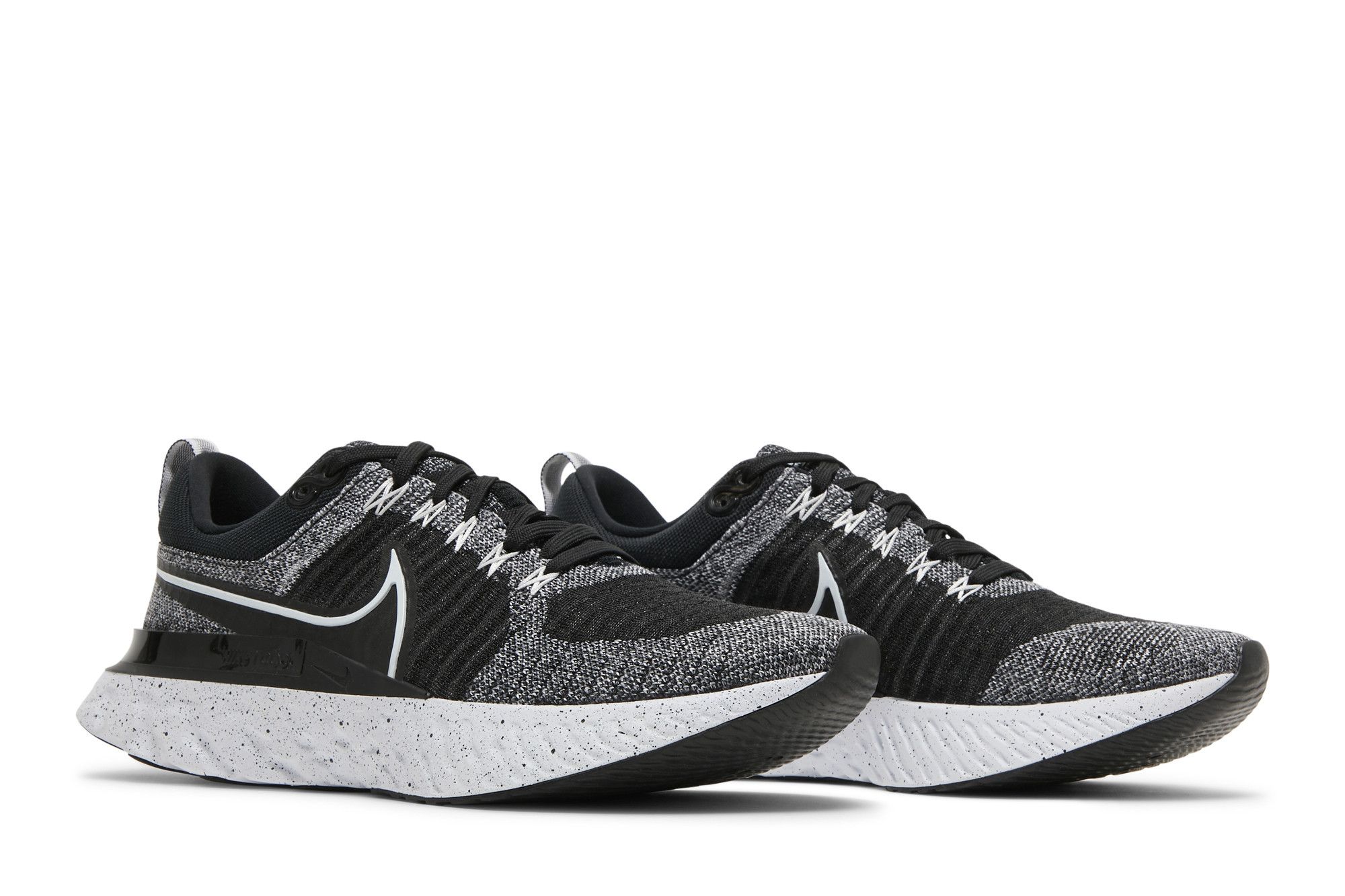 Nike React Infinity Run 2 Sneakers Mens Size 12 Black White CT1357-101 Nike React Infinity Run Flyknit 2 Mens Shoes Sneakers Black  main image 4