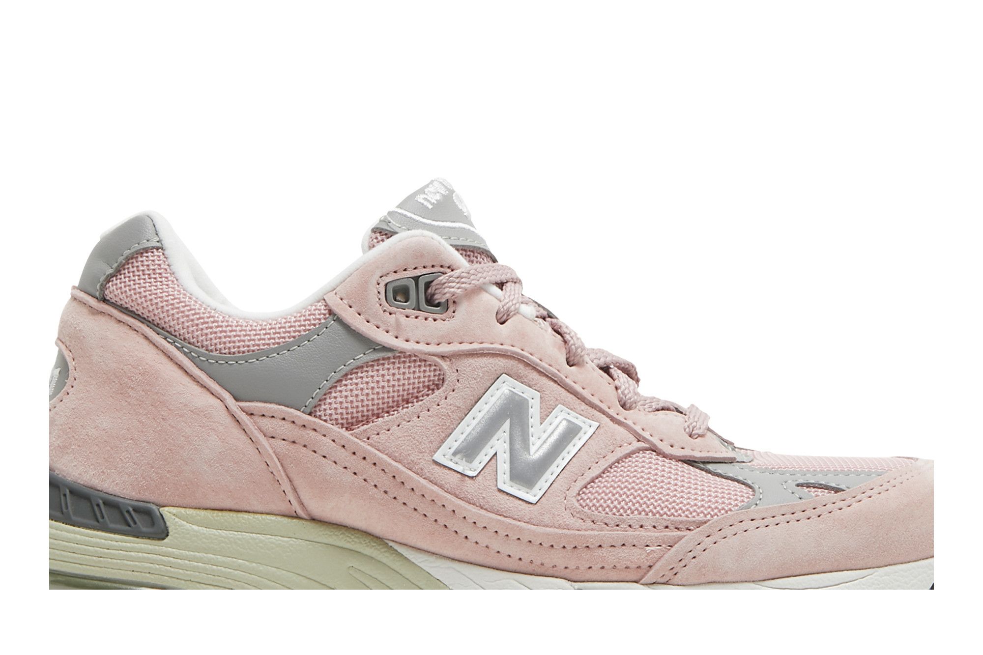 ウィメンズ New Balance 991 Made in England Pink (W) New Balance 991 MiUK Pink Grey White W991PNK Sneakers