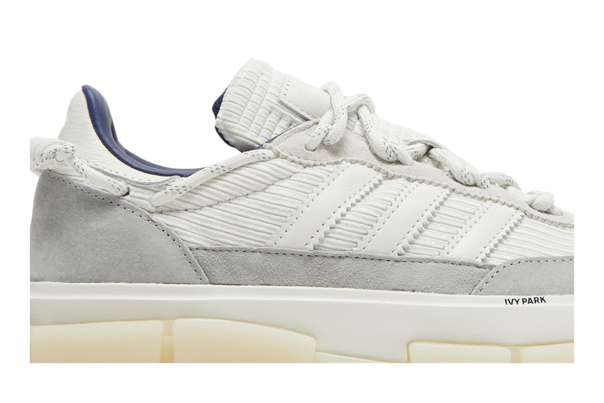 adidas gazelle silver green womens Adidas x Ivy Park Womens Super Sleek Chunky Shoes 'Halo Ivory'  Extra  Butter