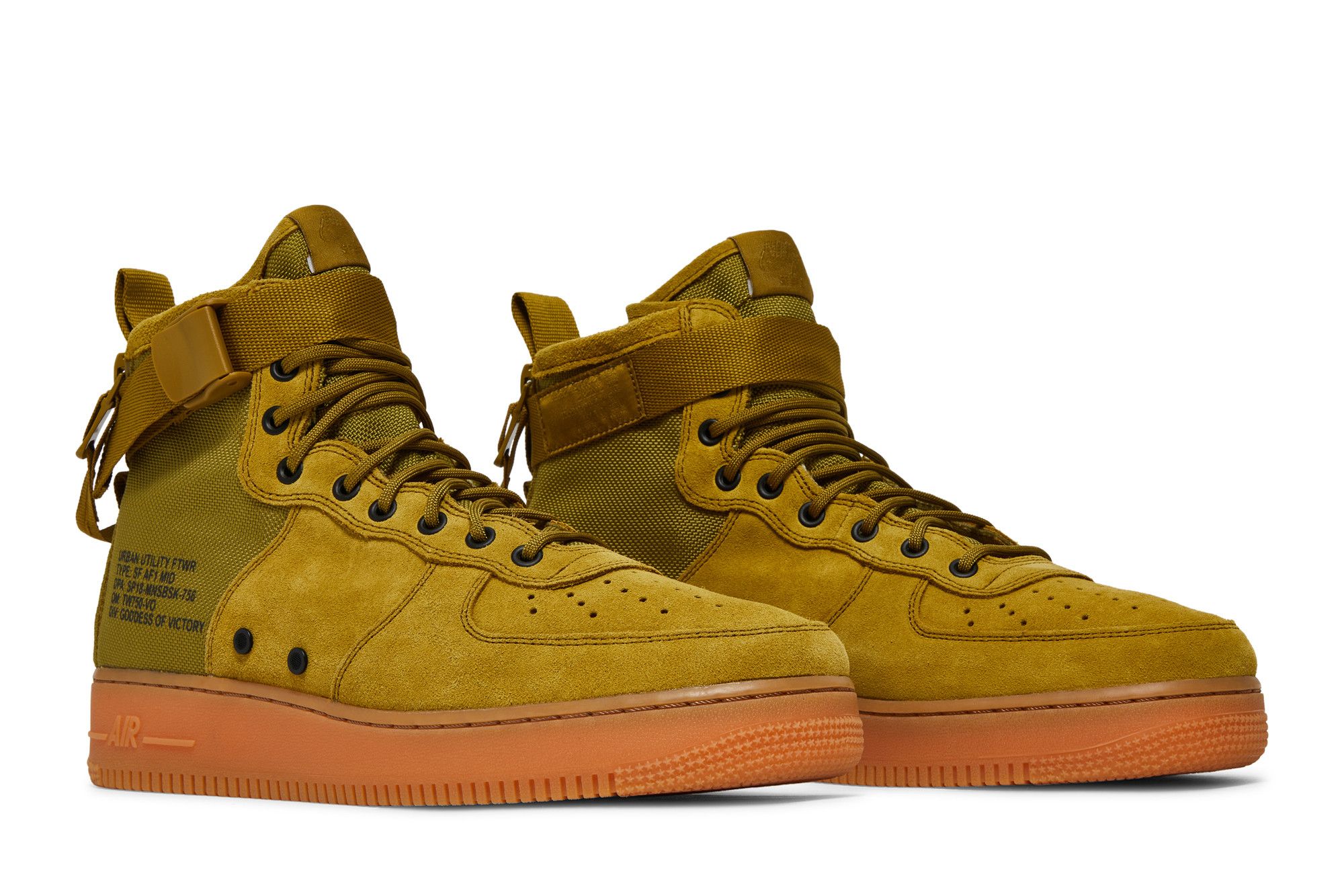 Nike SF Air Force 1 Mid Desert Moss Shoes Mens 10.5 917753-301 Special Field AF1 Nike Air Force 1 Mid Desert Moss | eBay main image 3