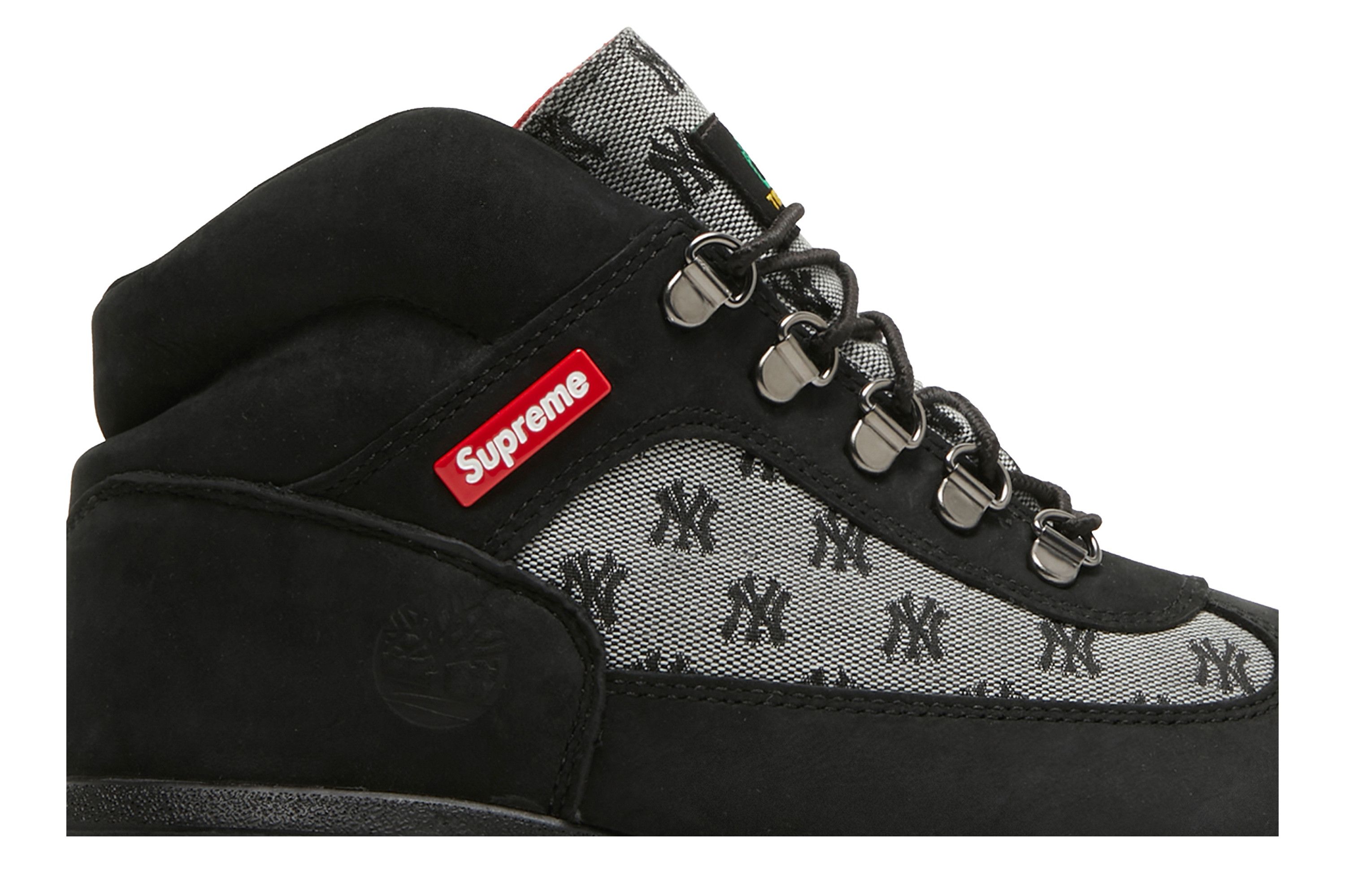 ロゴボSupreme Timberland NY Deals on Men's Supreme x New York Yankees x Field Boot 'Black' on