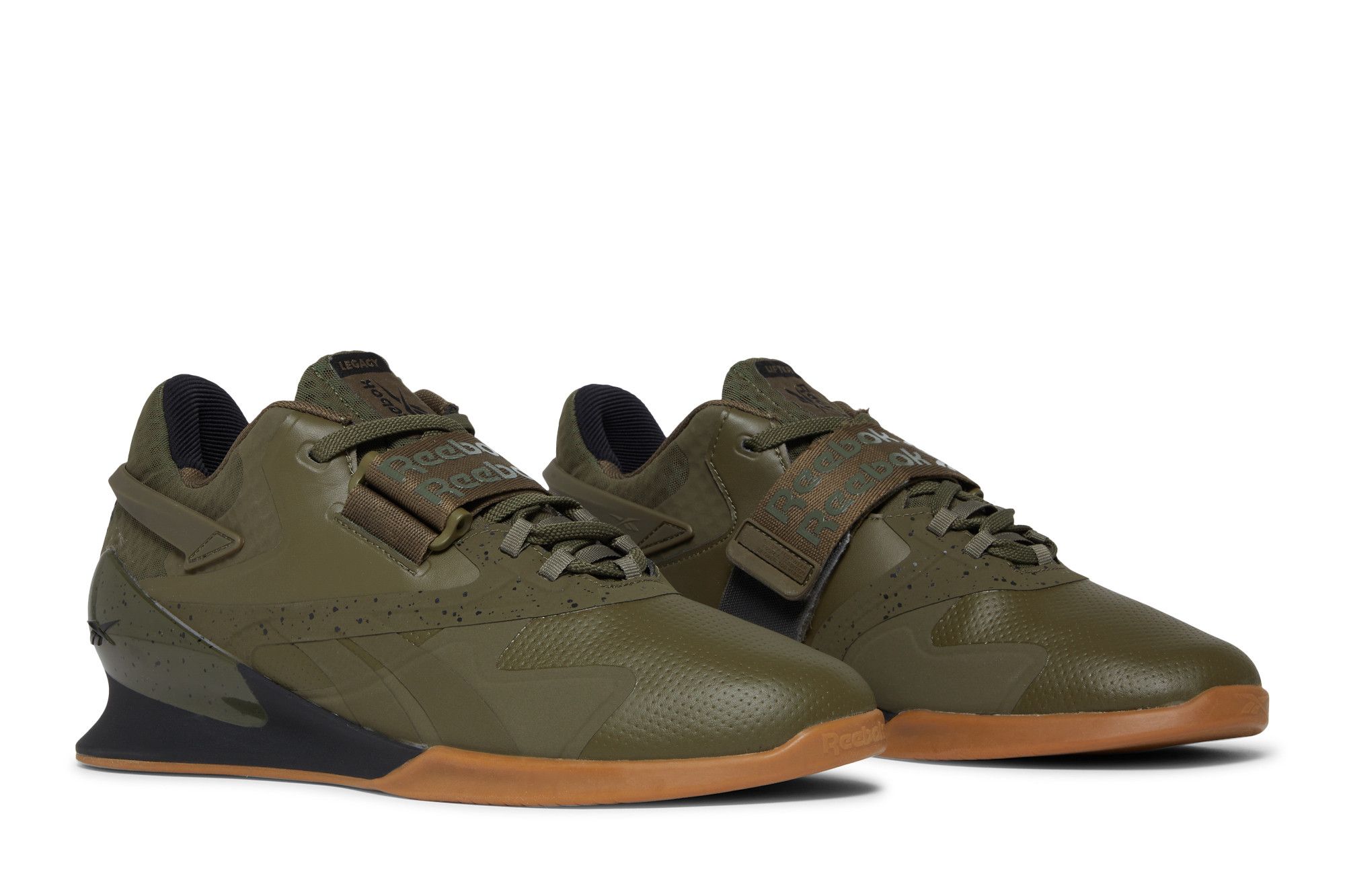 Reebok Men’s Legacy Lift Trainer in Olive Green with Gum Sole Deals on Men main image 2