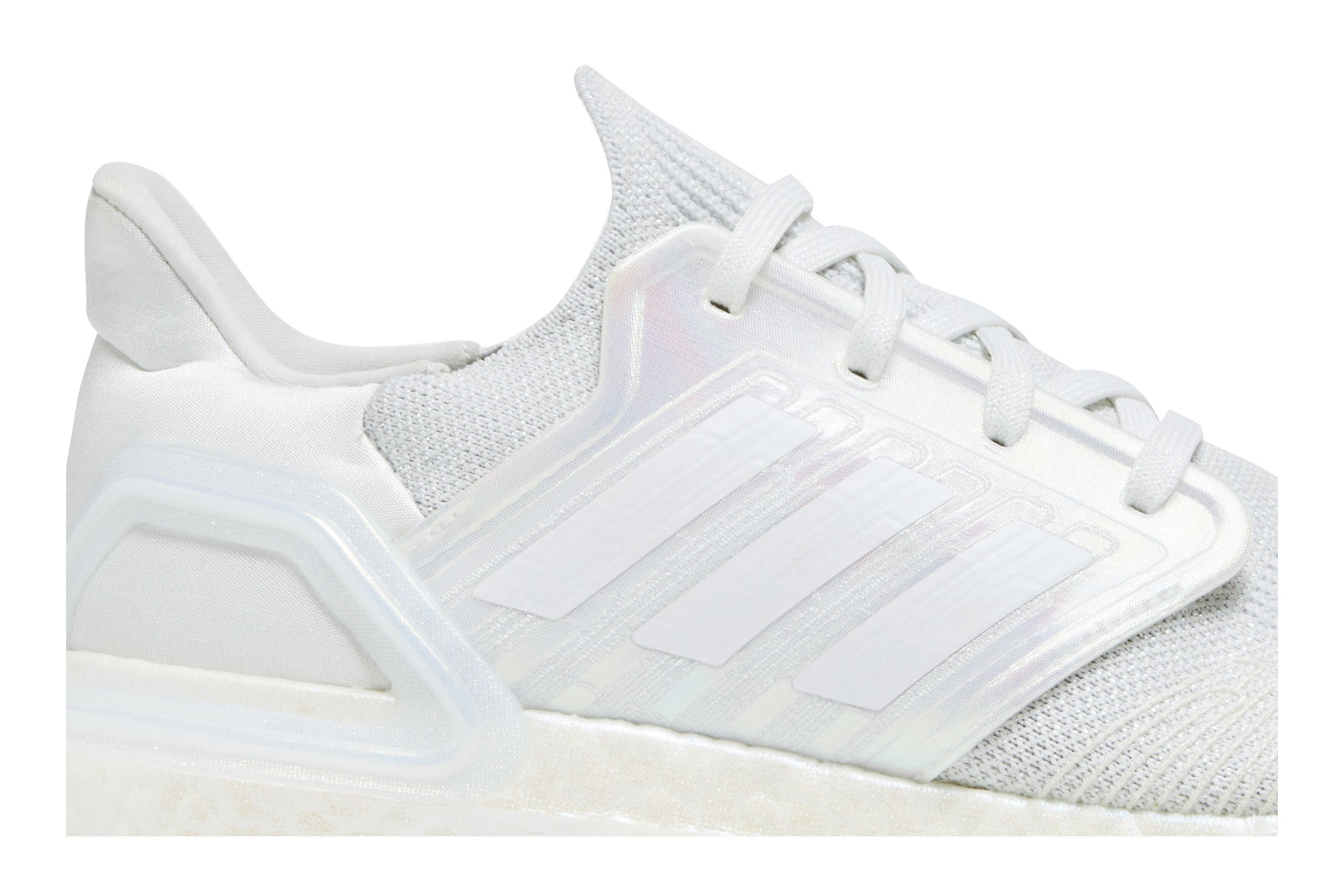 adidas UltraBoost 20 \'White Iridescent\' men’s size 8 Deals on Men main image 3