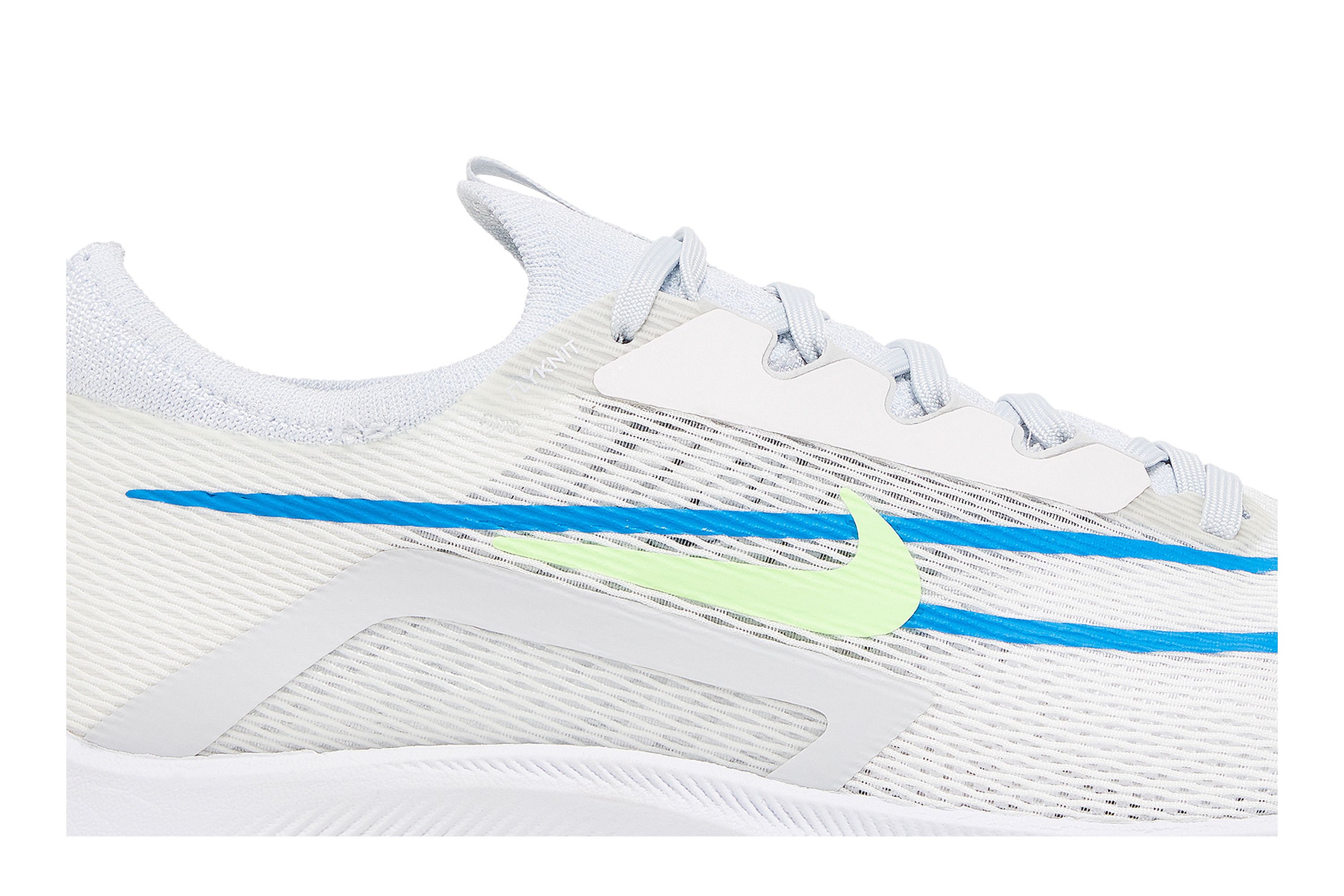 Nike Zoom Fly 4 Mens Size 7 White/Blue Lime Running Shoes CT2392-100 WORN ONCE Nike Running Shoe Zoom Fly 4 - Summit White/Lime Glow/Blue main image 3