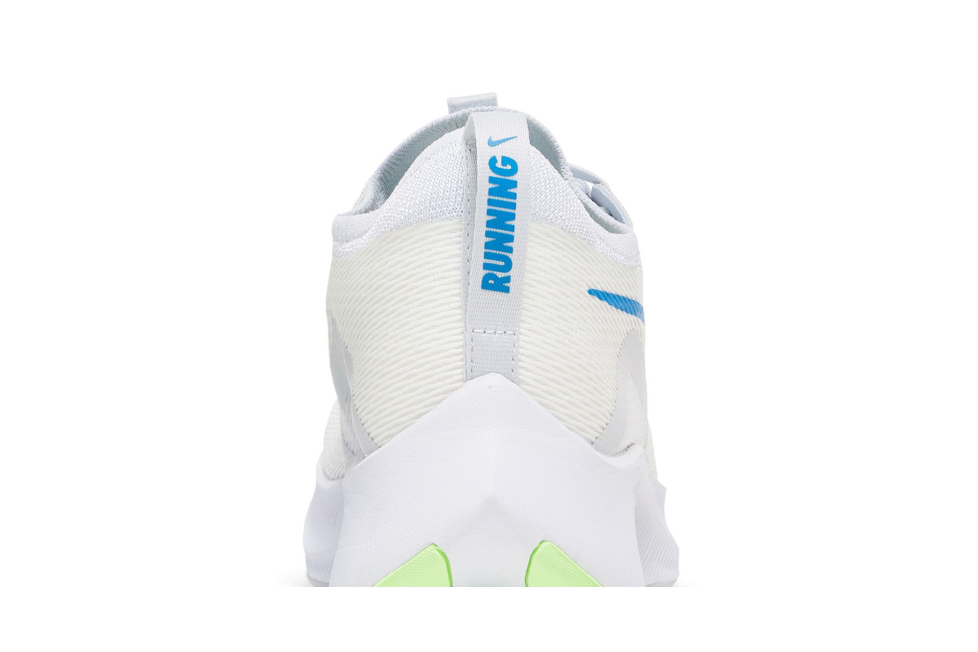 Nike Zoom Fly 4 Mens Size 7 White/Blue Lime Running Shoes CT2392-100 WORN ONCE Nike Running Shoe Zoom Fly 4 - Summit White/Lime Glow/Blue main image 2
