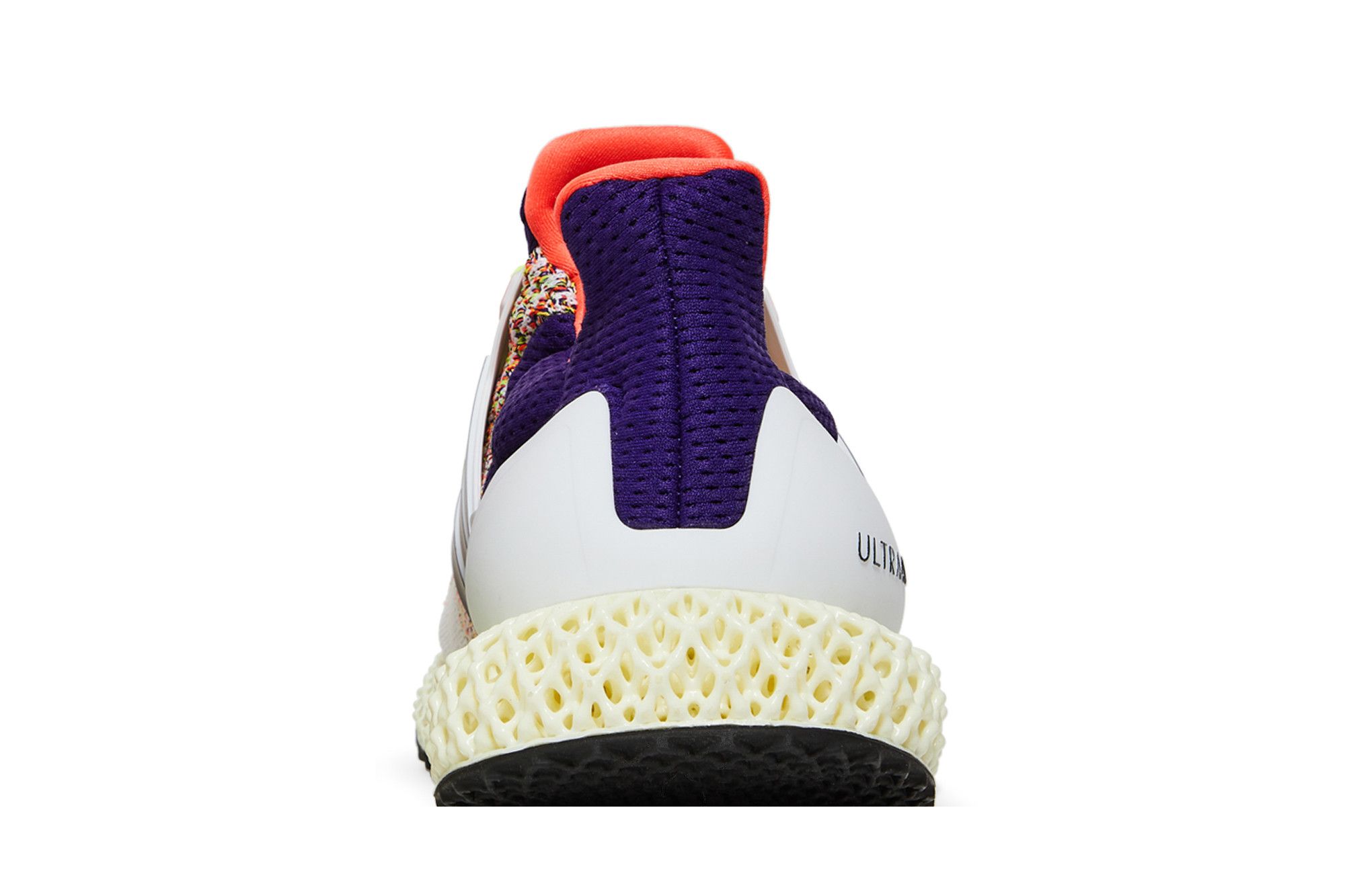 Adidas‎ Ultra 4D White Solar Red Men\'s Running Shoes Multi Color White Size 10 adidas Ultra Boost 4.0 Cloud White Active Red Men main image 2
