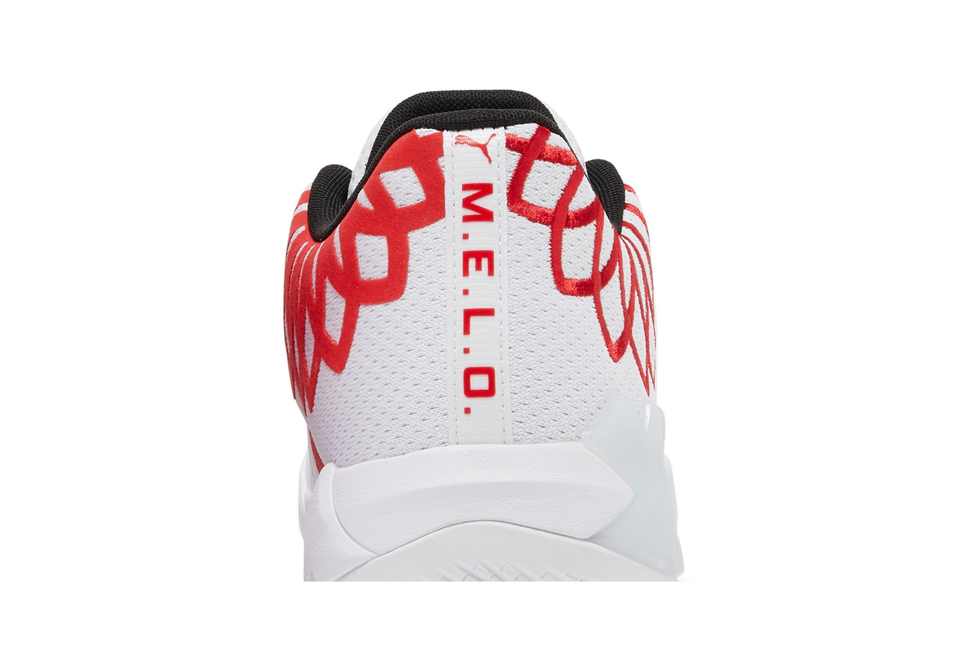 Puma MB.01 LaMelo Ball White High Risk Red Basketball Sneakers Mens 16 376941-10 Puma MB.01 Low (Team Colors White High Risk | Mercari main image 2