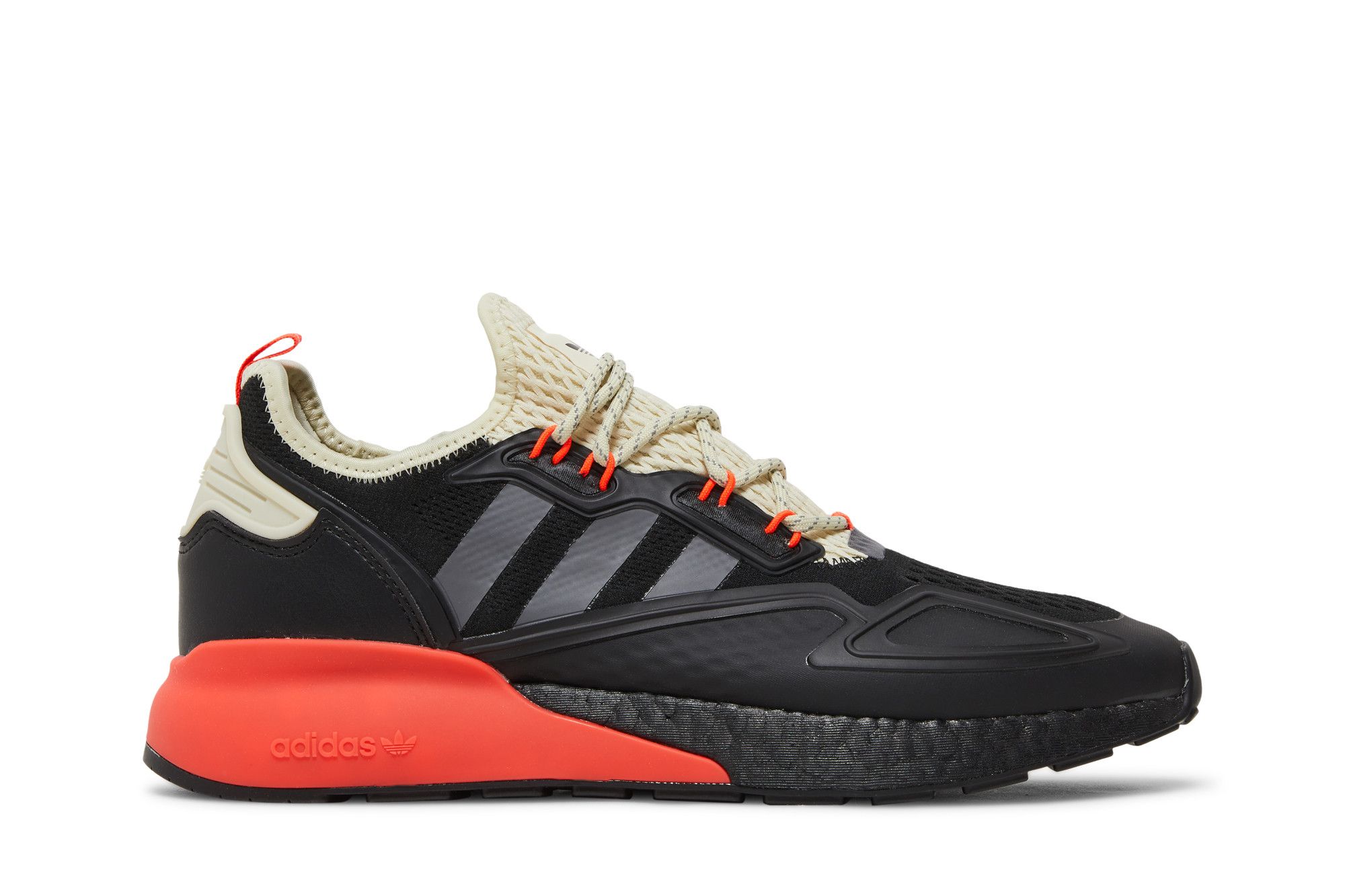 Deals on Men's ZX 2K Boost 'Black Solar Red' on Sneakers.com