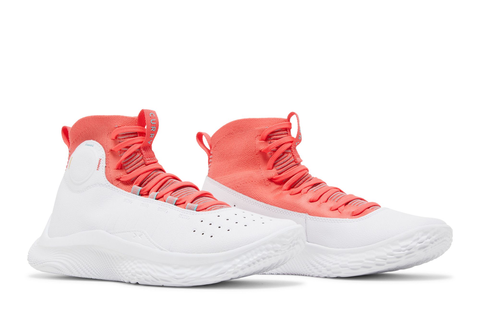 Deals on Men's Curry 4 FloTro 'White Red' on Sneakers.com