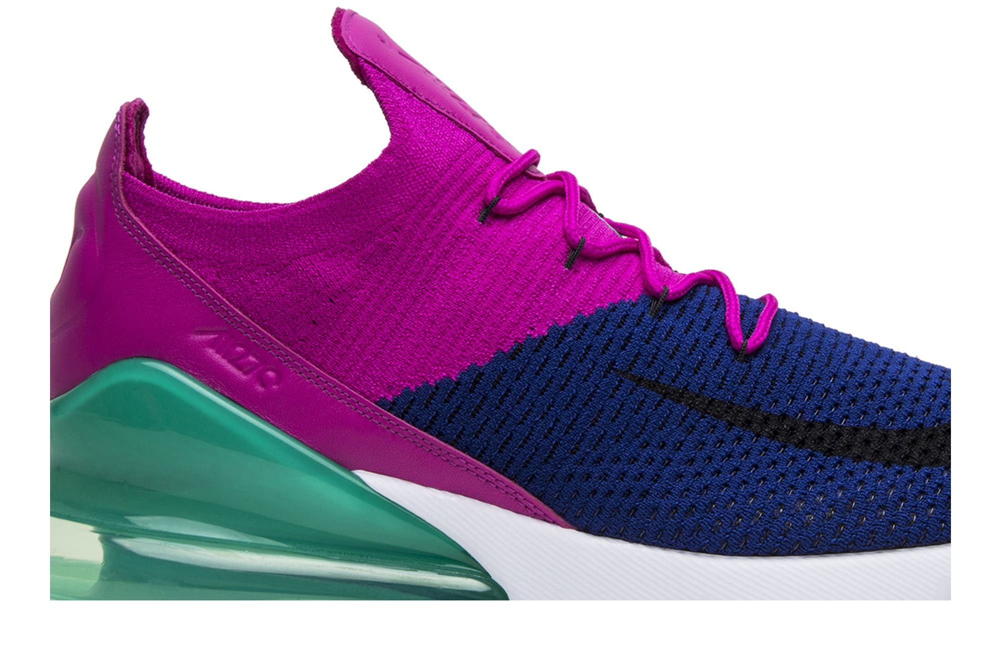 Nike Air Max Mens size 10 Flyknit 270 Fuchsia Flash Sneakers. Deals on Men main image 3