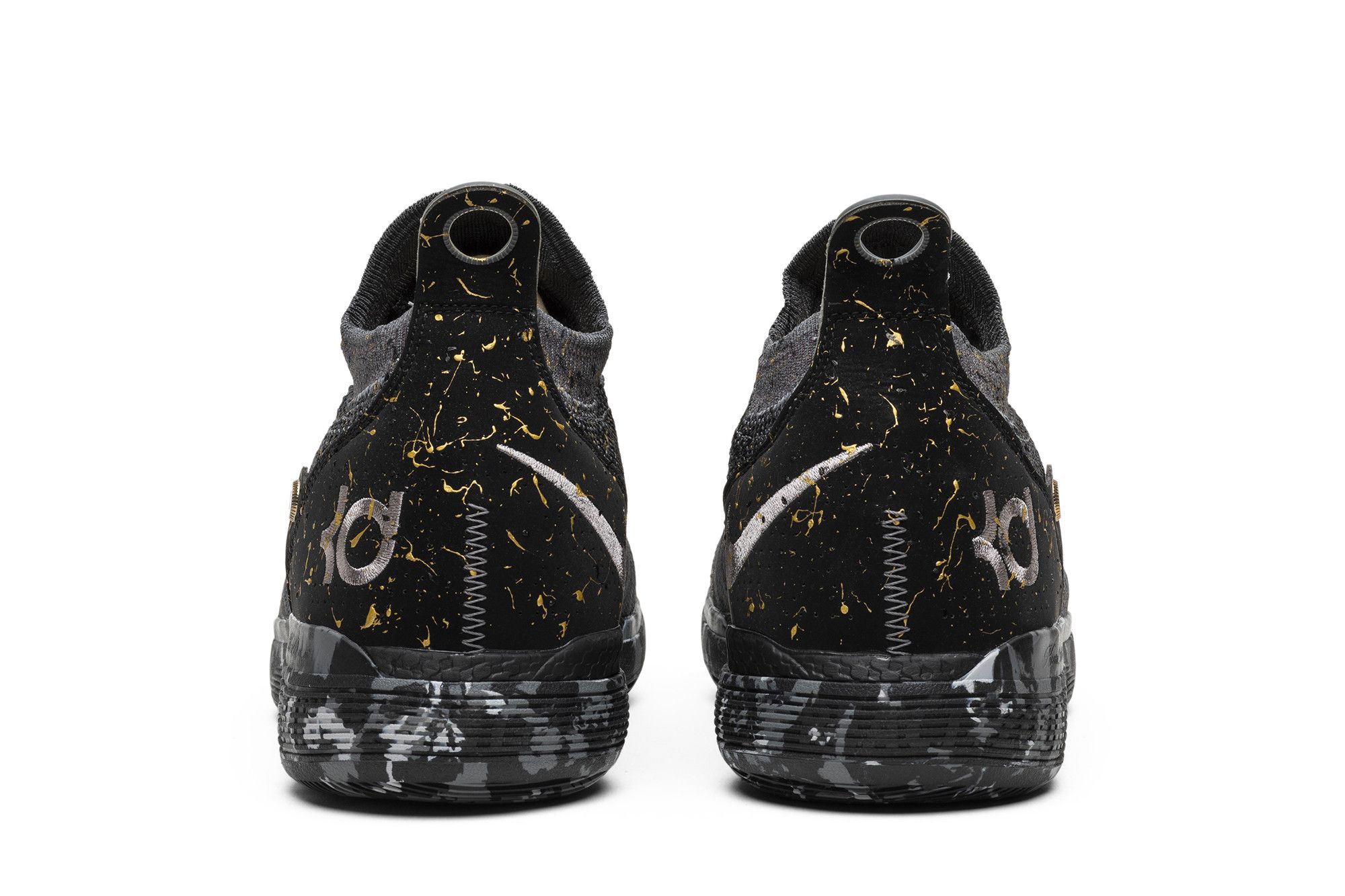 KD Zoom 11 Gold Splatter Nike Zoom KD 11 Gold Splatter AO2604-901 Basketball Shoes  main image 2