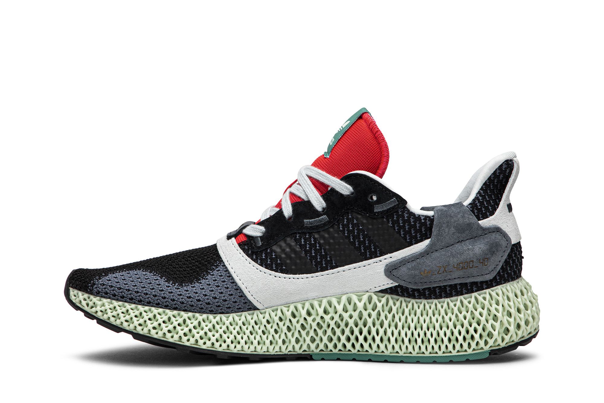 ADIDAS ZX 4000 FUTURECRAFT - BLACK ONYX Adidas ZX 4000 Futurecraft 4D Black Onyx #sneakers... | Depop main image 4