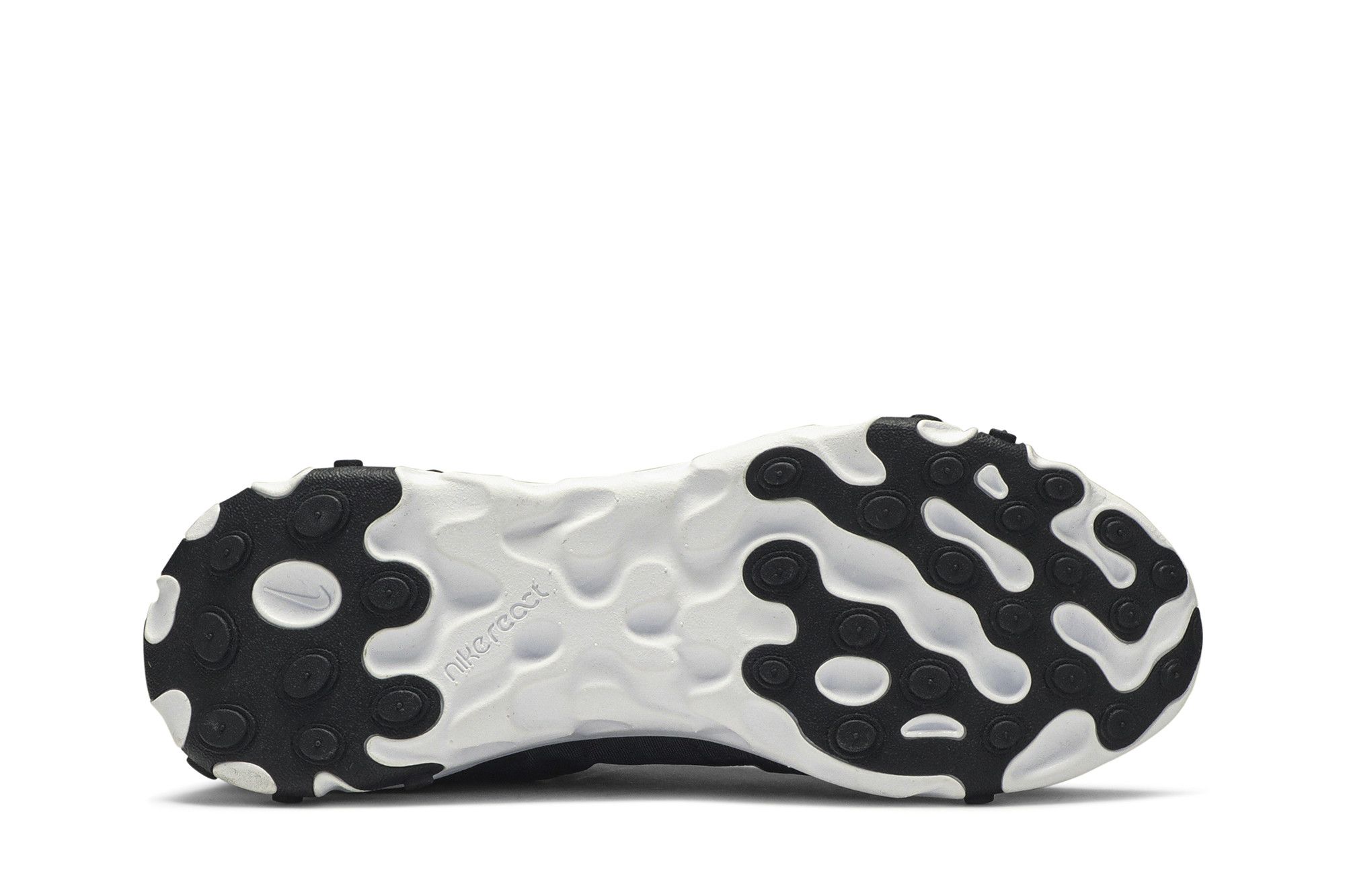mens nike react element 55 black and white