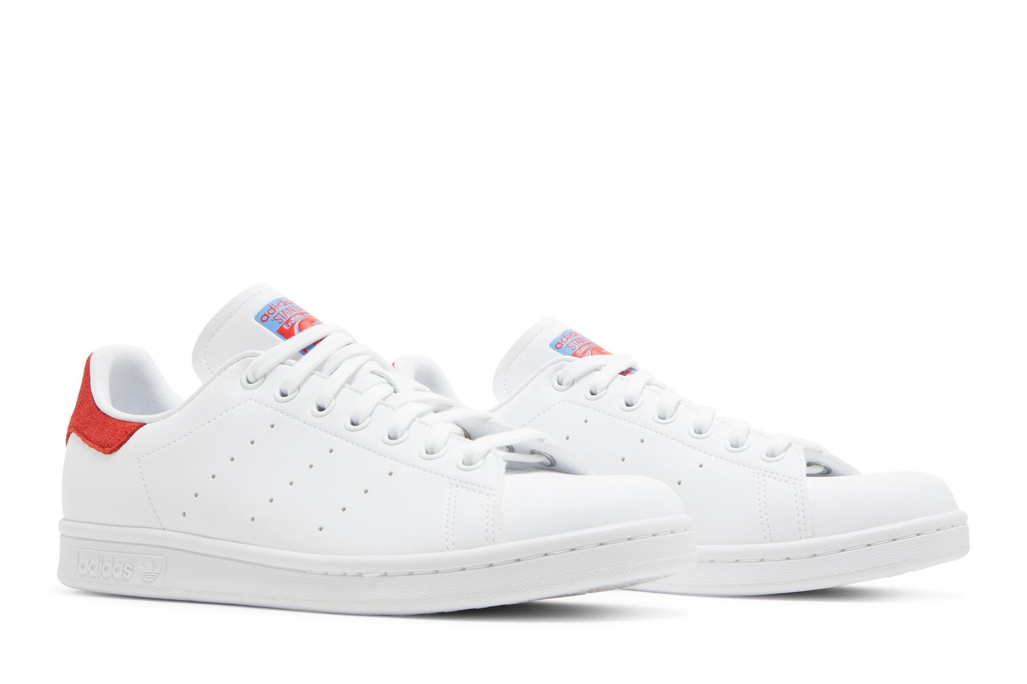Deals on Men's Stan Smith 'White Vivid Red' on Sneakers.com