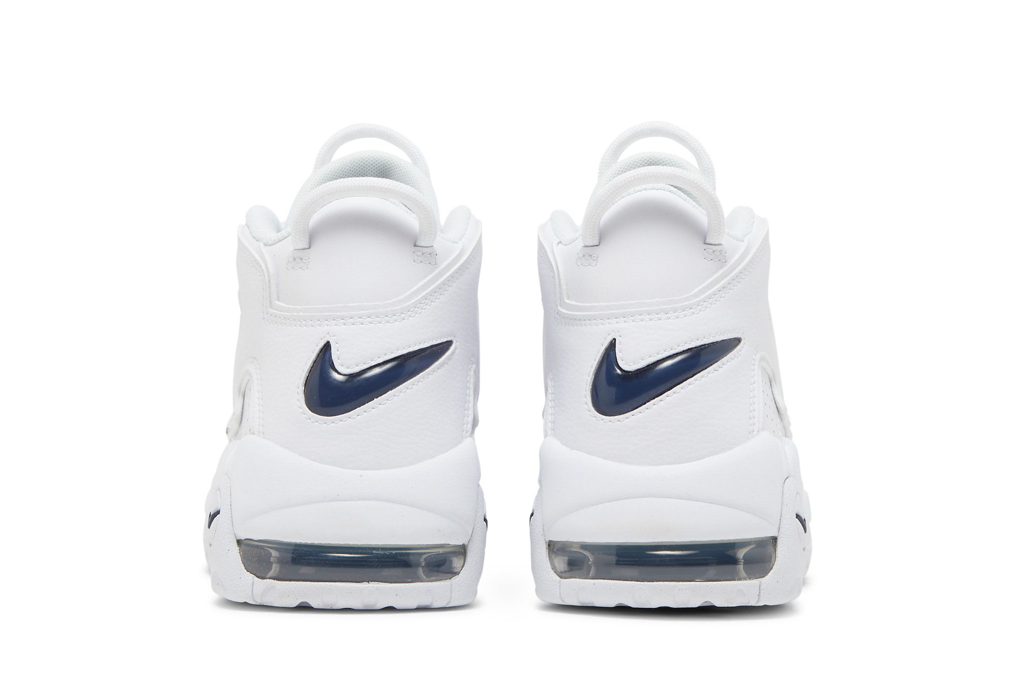 Nike Air More Uptempo Men\'s Shoes - White and Navy Nike Air More Uptempo Air FD0669-100 main image 2