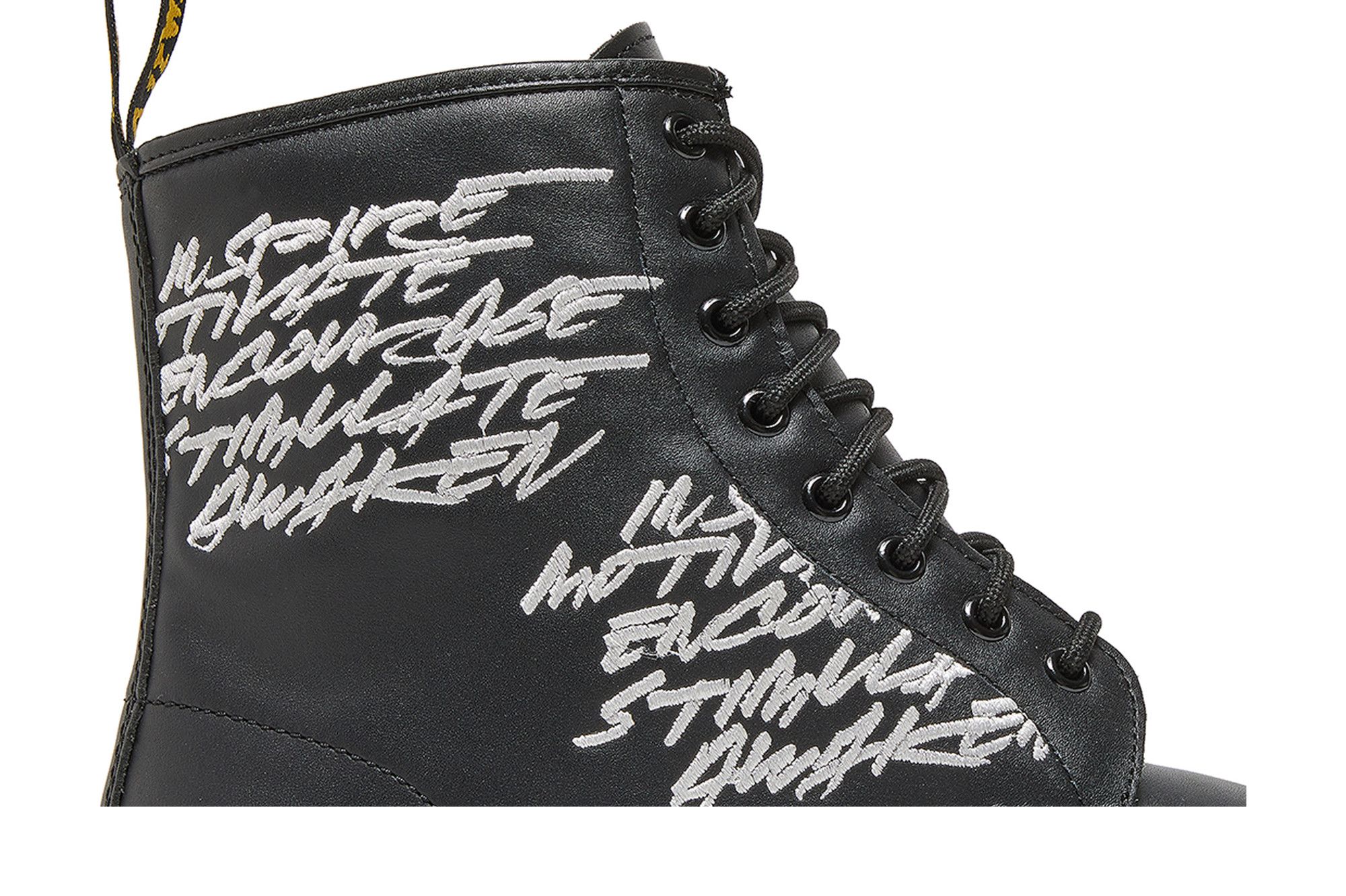 Deals on Men's Futura Laboratories x 1460 'Embroidered Black