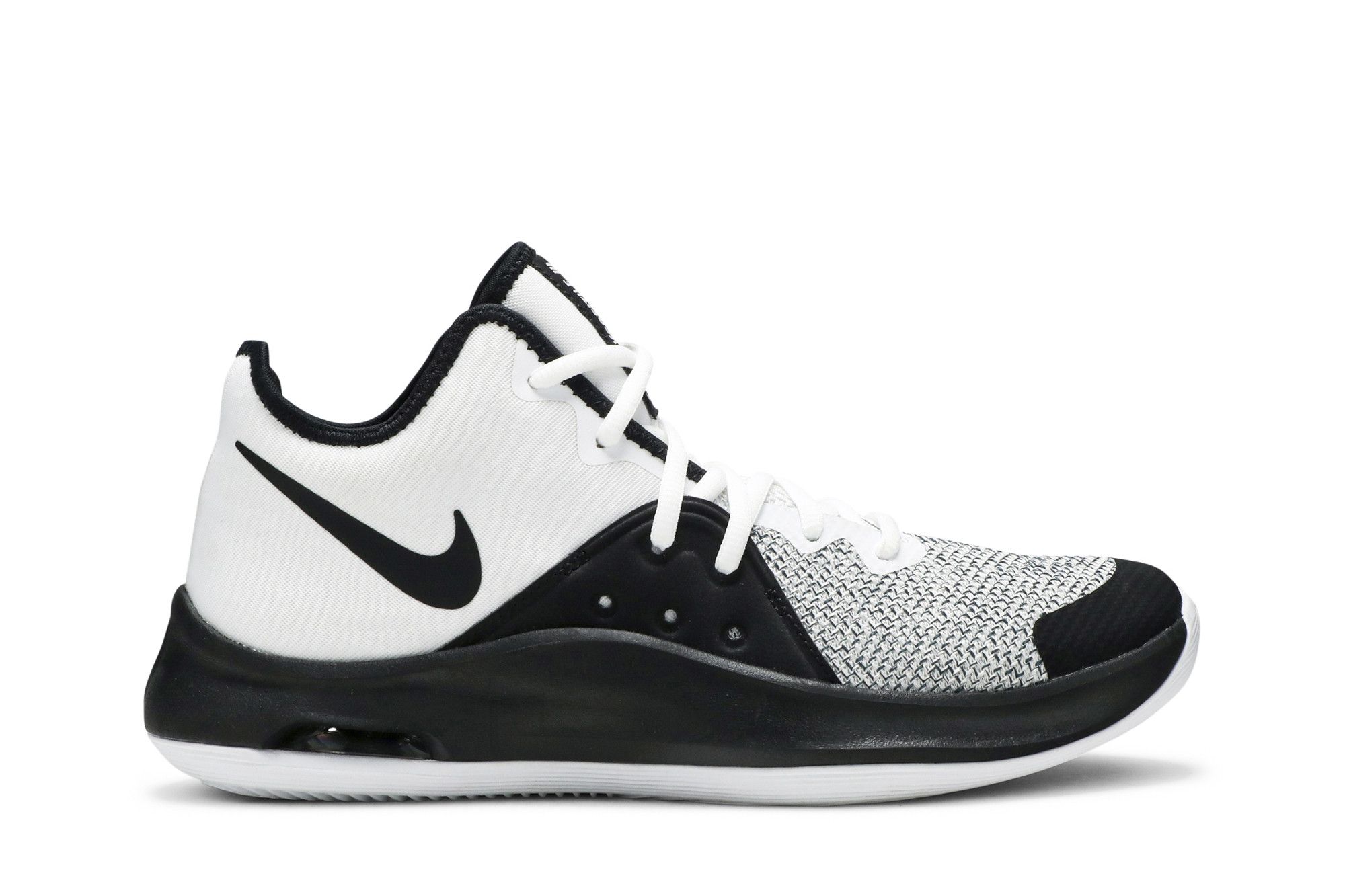 Nike Air Versitile shoes‎ athletic sneakers black white sz 9 Nike Air Versitile 3 White Black for Sale | Authenticity  main image 3