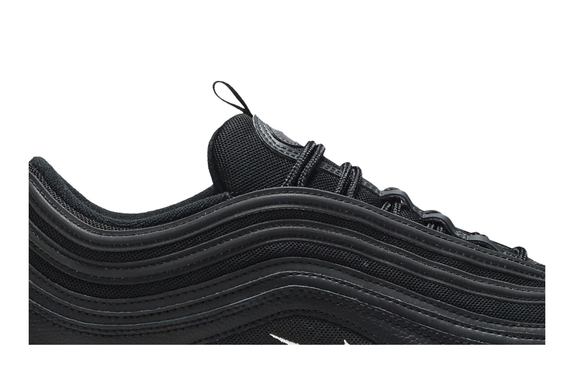 Size 8.5 - Nike Air Max 97 Black Terry Cloth Mens Running Walking Shoes ?Men main image 2