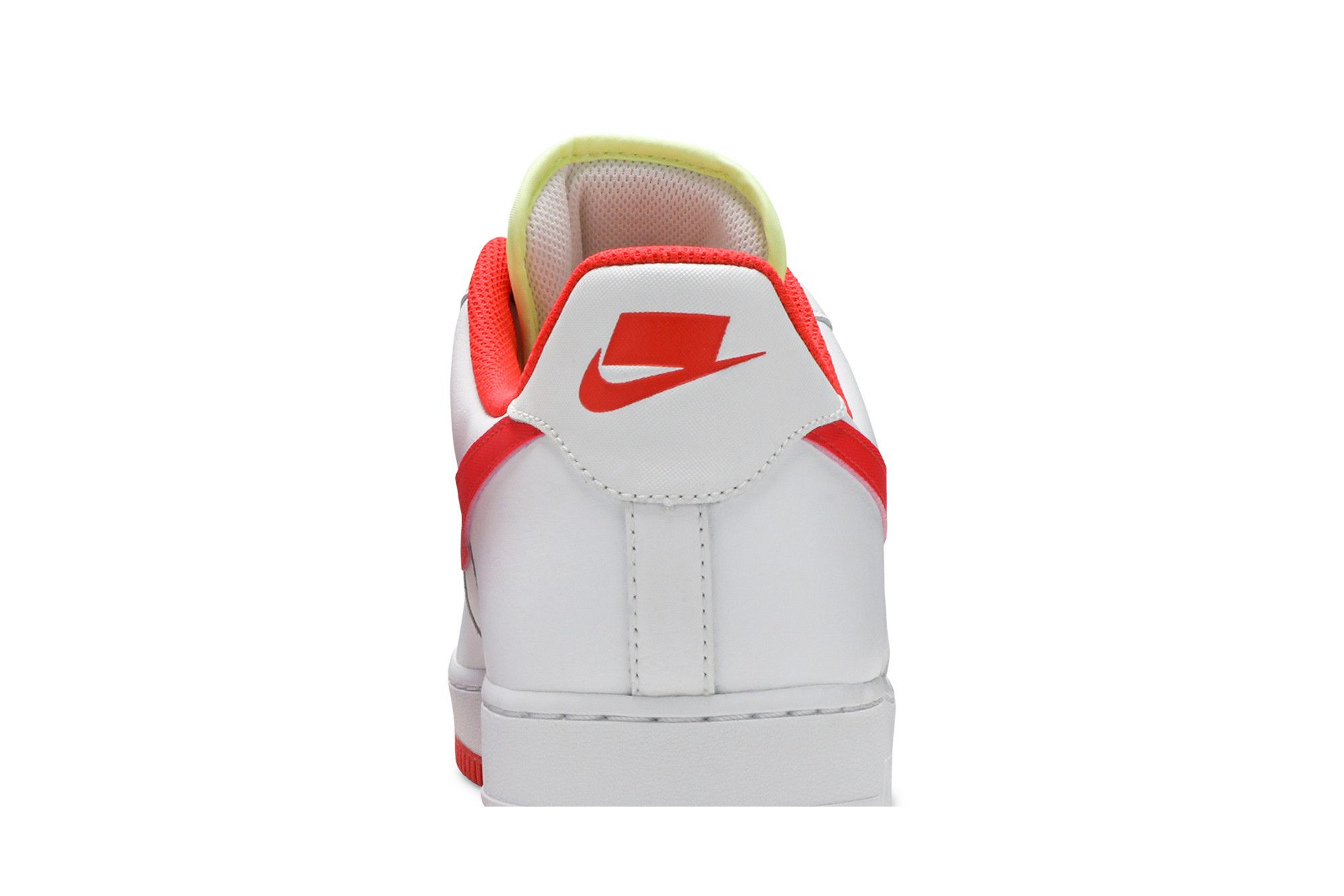 Nike‎ Air Force 1 Low Transparent White Crimson Men Size 10 Nike Air Force 1 Low Evo White University Red - HF3630-100 main image 4
