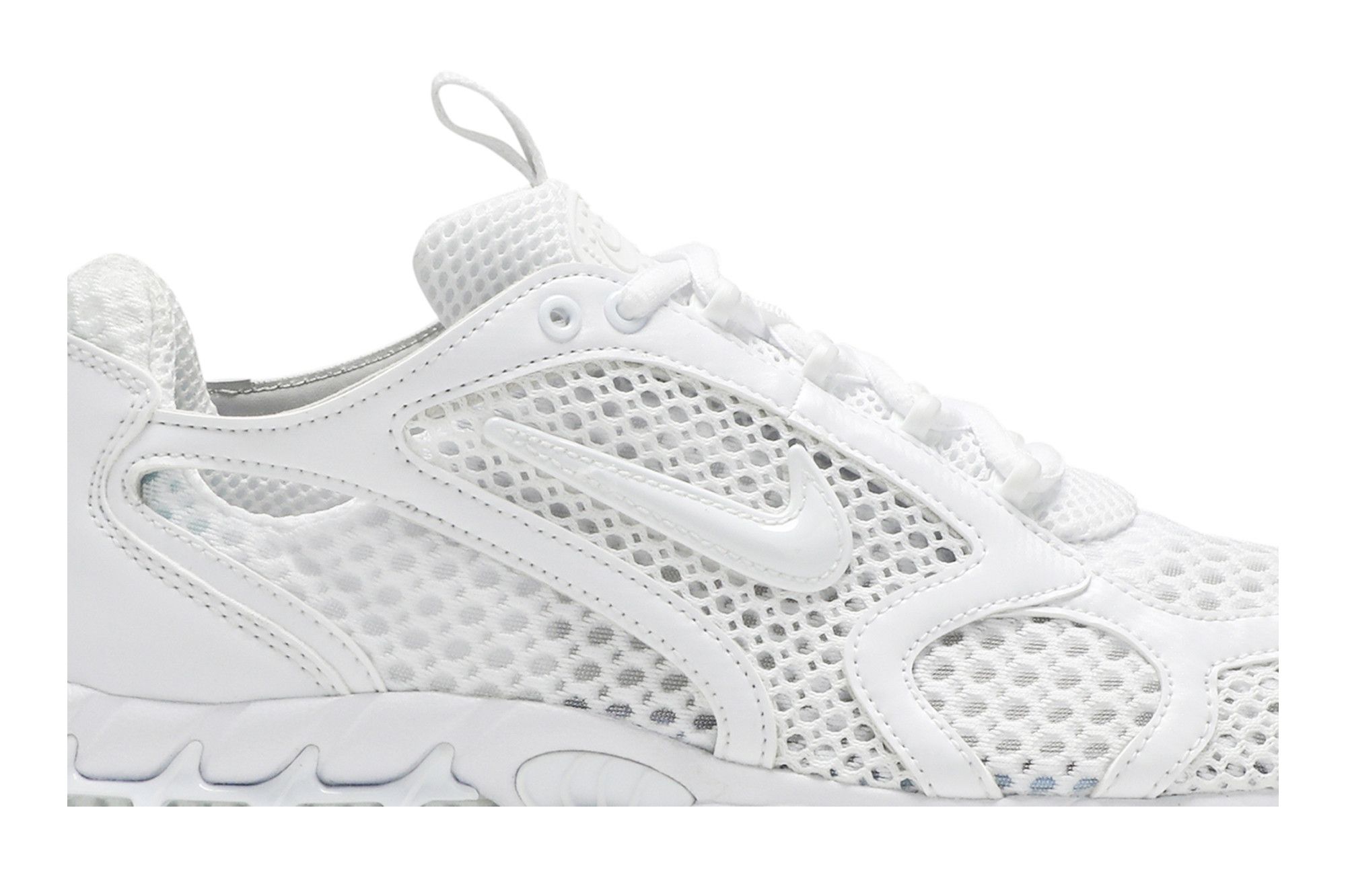 Nike Air Zoom Spiridon Cage 2 Triple White Running Shoes CJ1288-100 Men\'s Sz 9.5 EVERYONE IS SLEEPING ON THESE SNEAKERS! Nike Air Zoom  main image 2
