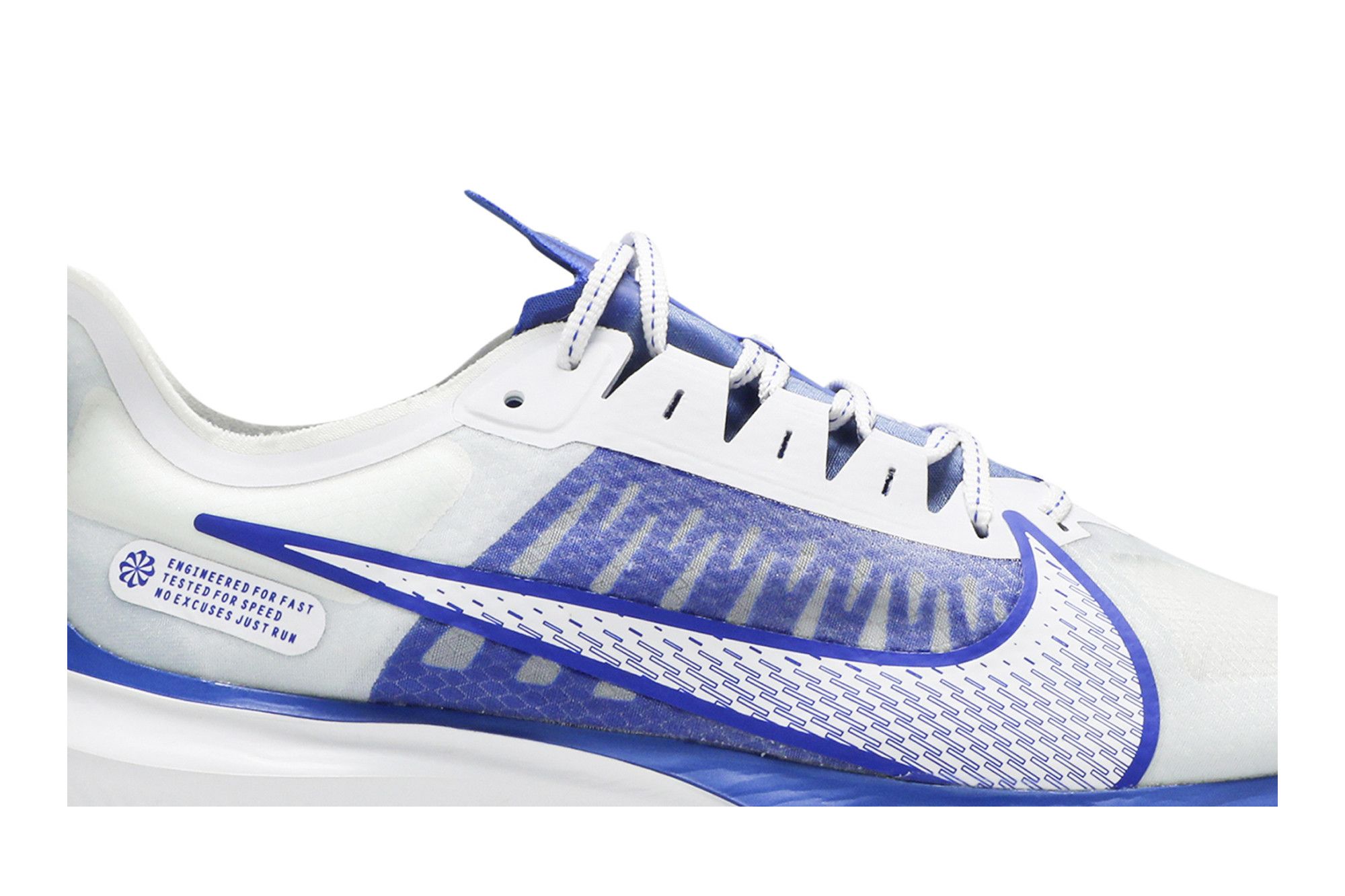 Nike Zoom Gravity Mens White Racer Blue Running Sneakers Sz 11.5 Nike Zoom Gravity Racer Blue for Sale | Authenticity  main image 3