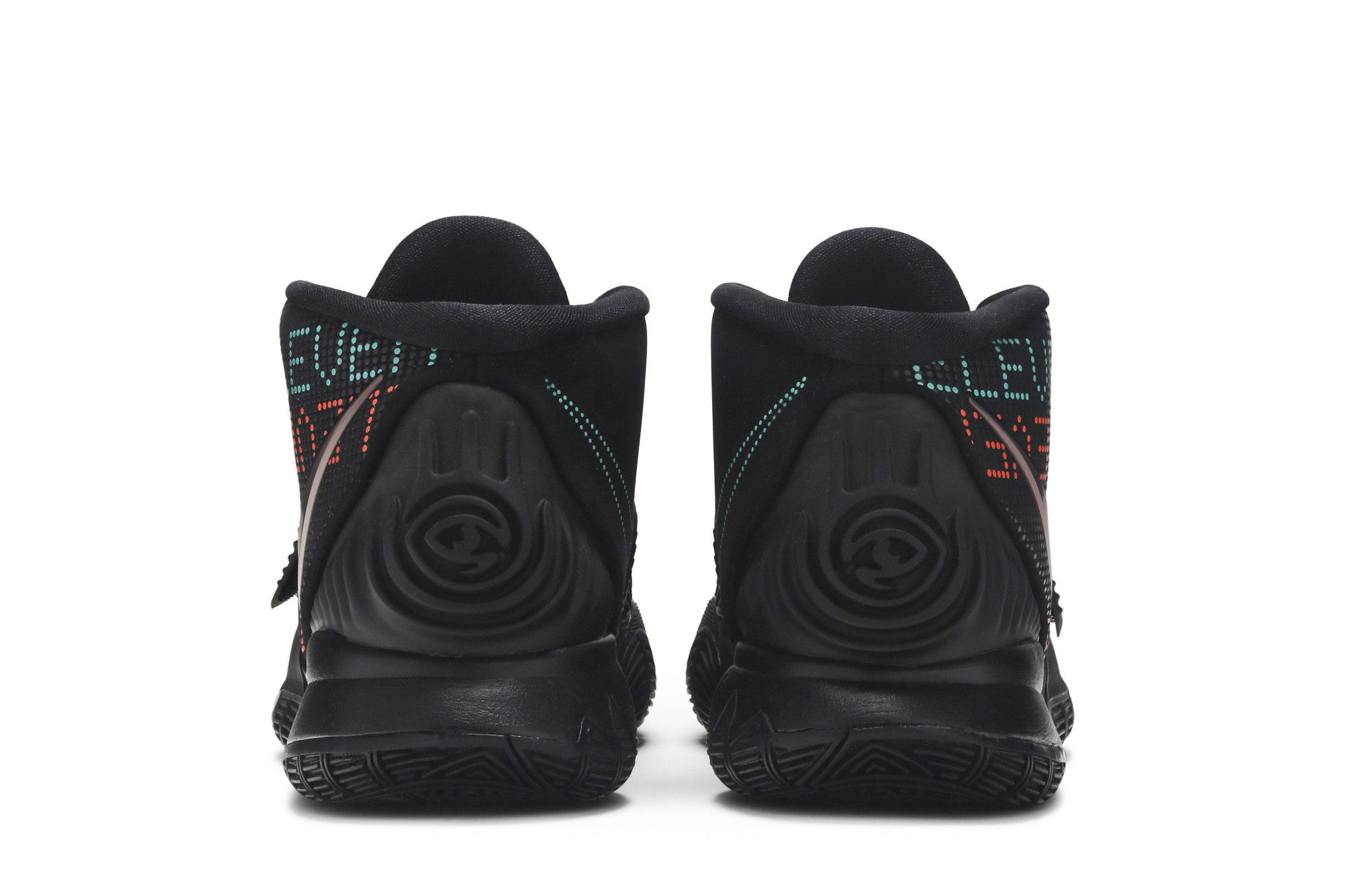 Nike Men’s Kyrie 6 Shot Clock Athletic Sneakers Nike Kyrie 6 Eleven Shot Clock BQ4630-006 Black Mesh Mid Top  main image 4