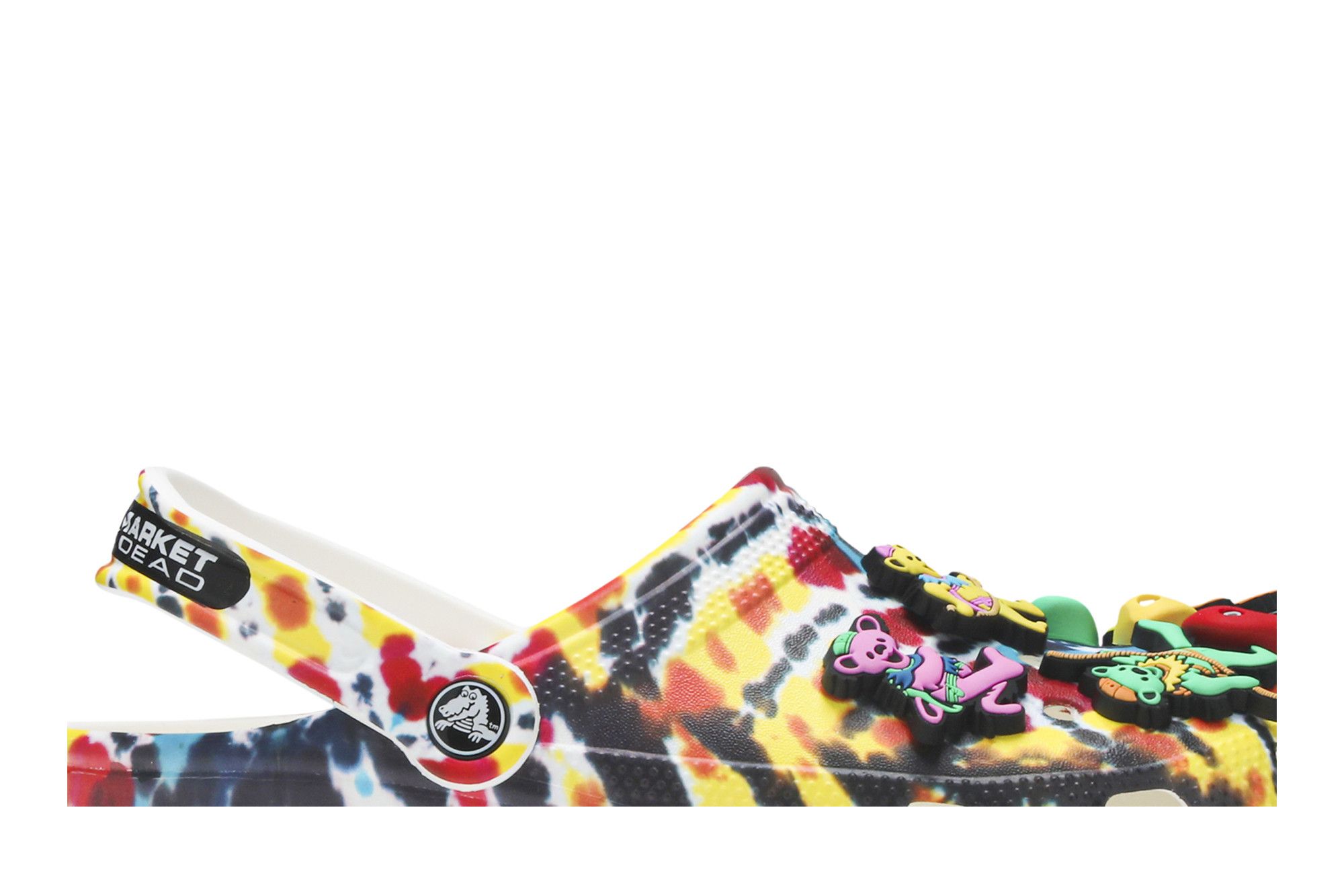 mens chinatown market x grateful dead crocs