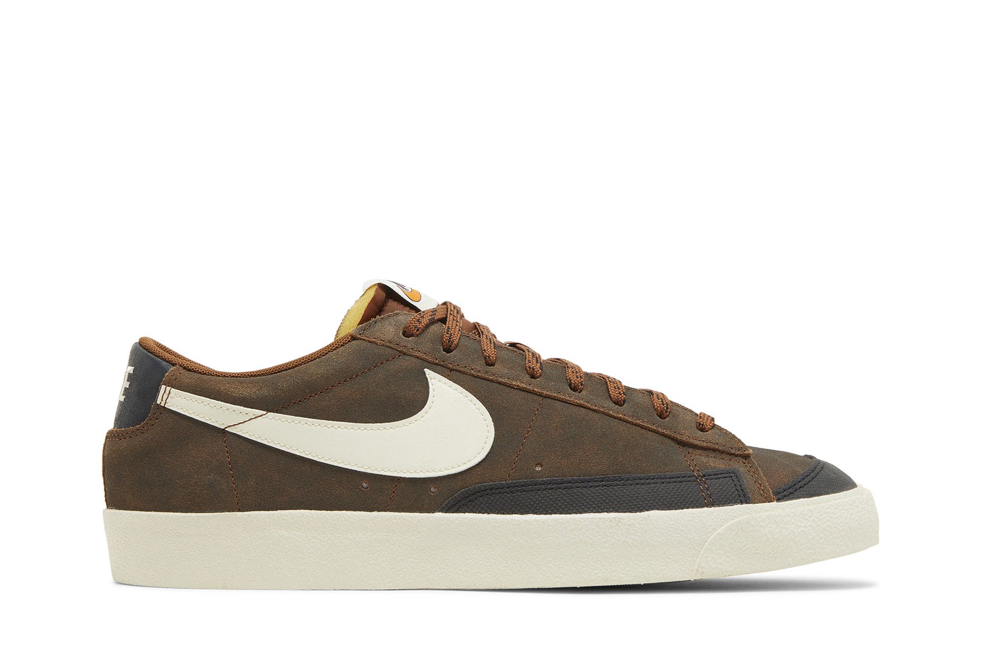 Nike Blazer Low \'77 DX4433-200 Mens Sz 11 PRM Brown Leather Athletic Shoes Used Blazer Low  main image 2