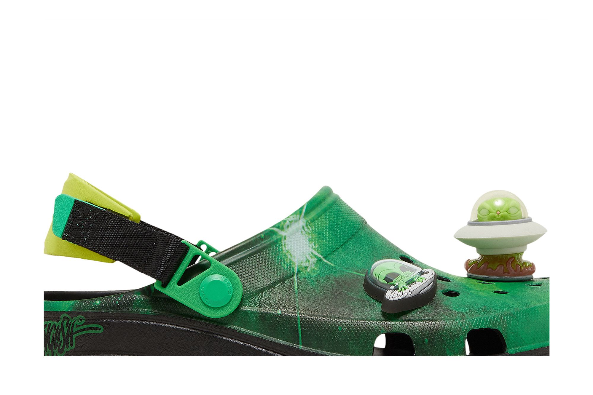 Crocs Ron English Crocs Area 54 All Terrain Clog Size 9 Men’s in Green and Black Deals on Men main image 2