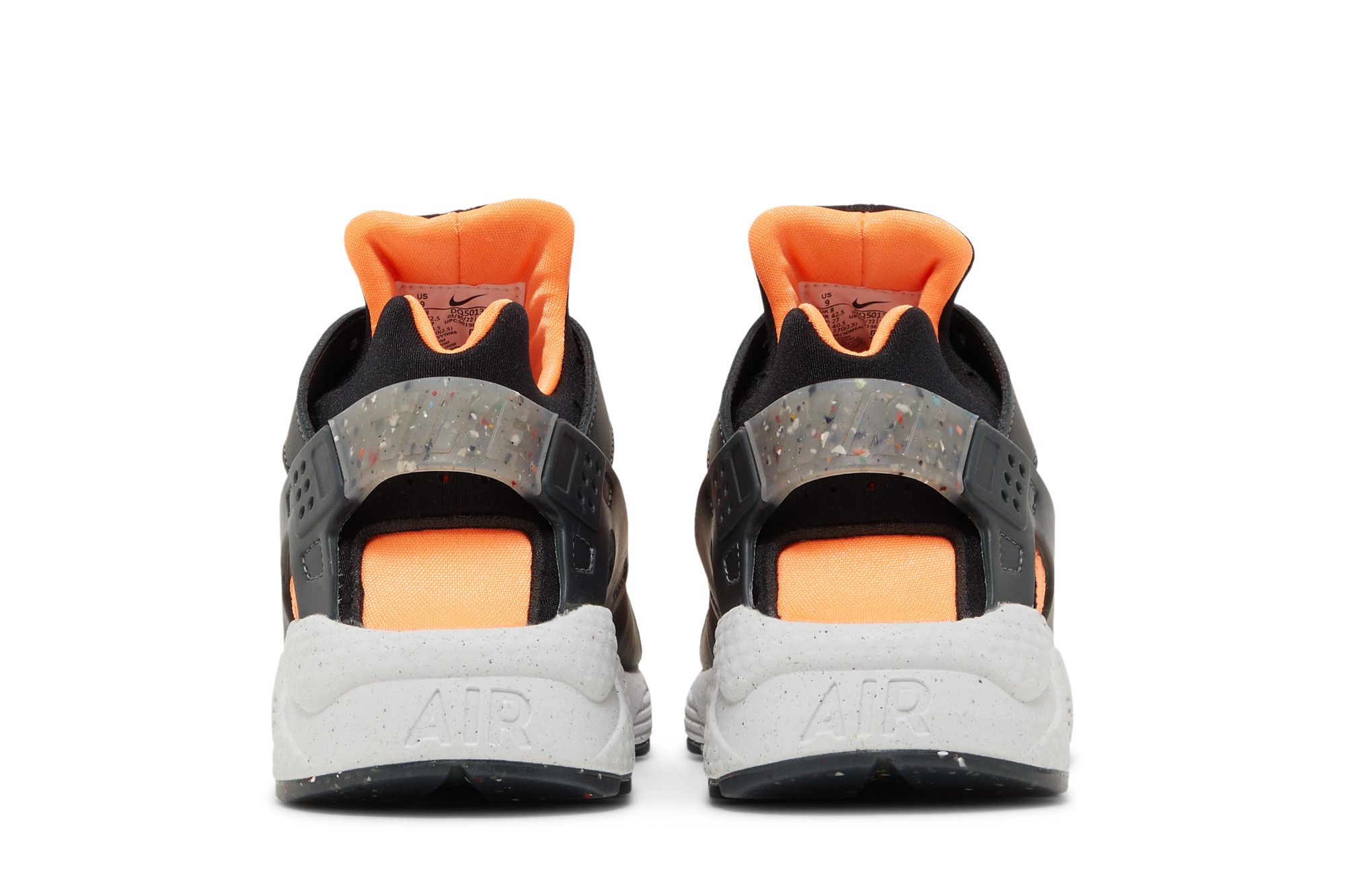 Size 8- Nike Air Huarache Crater Premium Black Atomic Orange Nike Air Huarache Crater Premium Anthracite Atomic Orange  main image 2