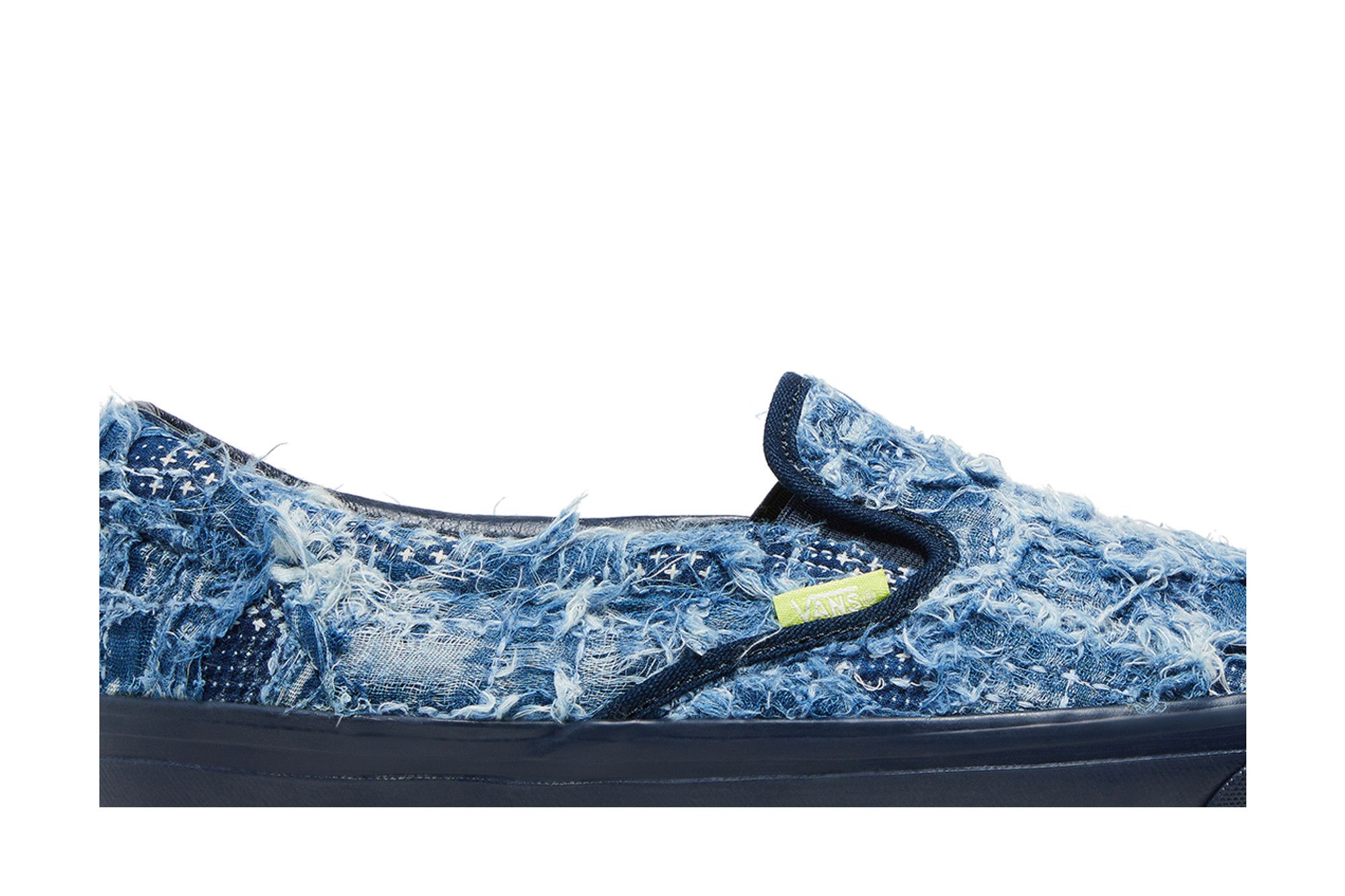 Deals on Men's FDMTL x OG Classic Slip-On LX 'Distressed Indigo